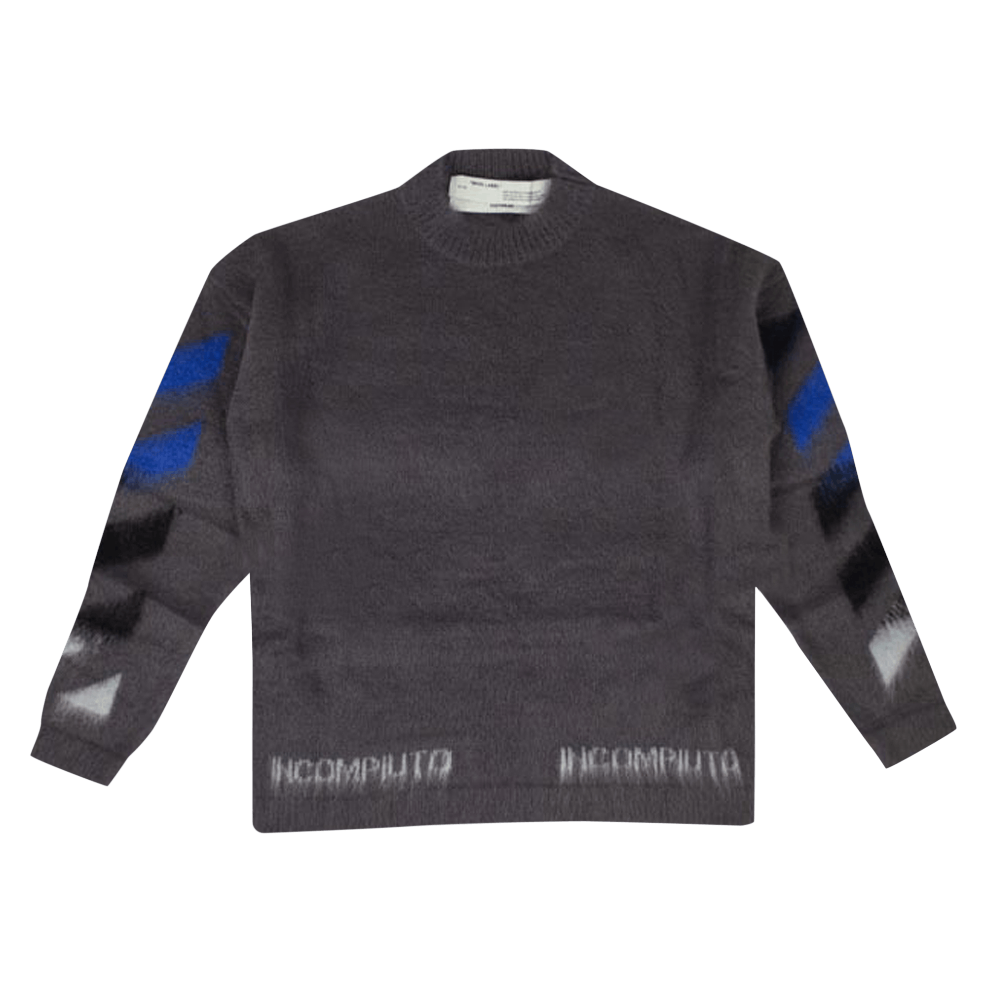 Off-White Diag Brushed Knitwear 'Grey'