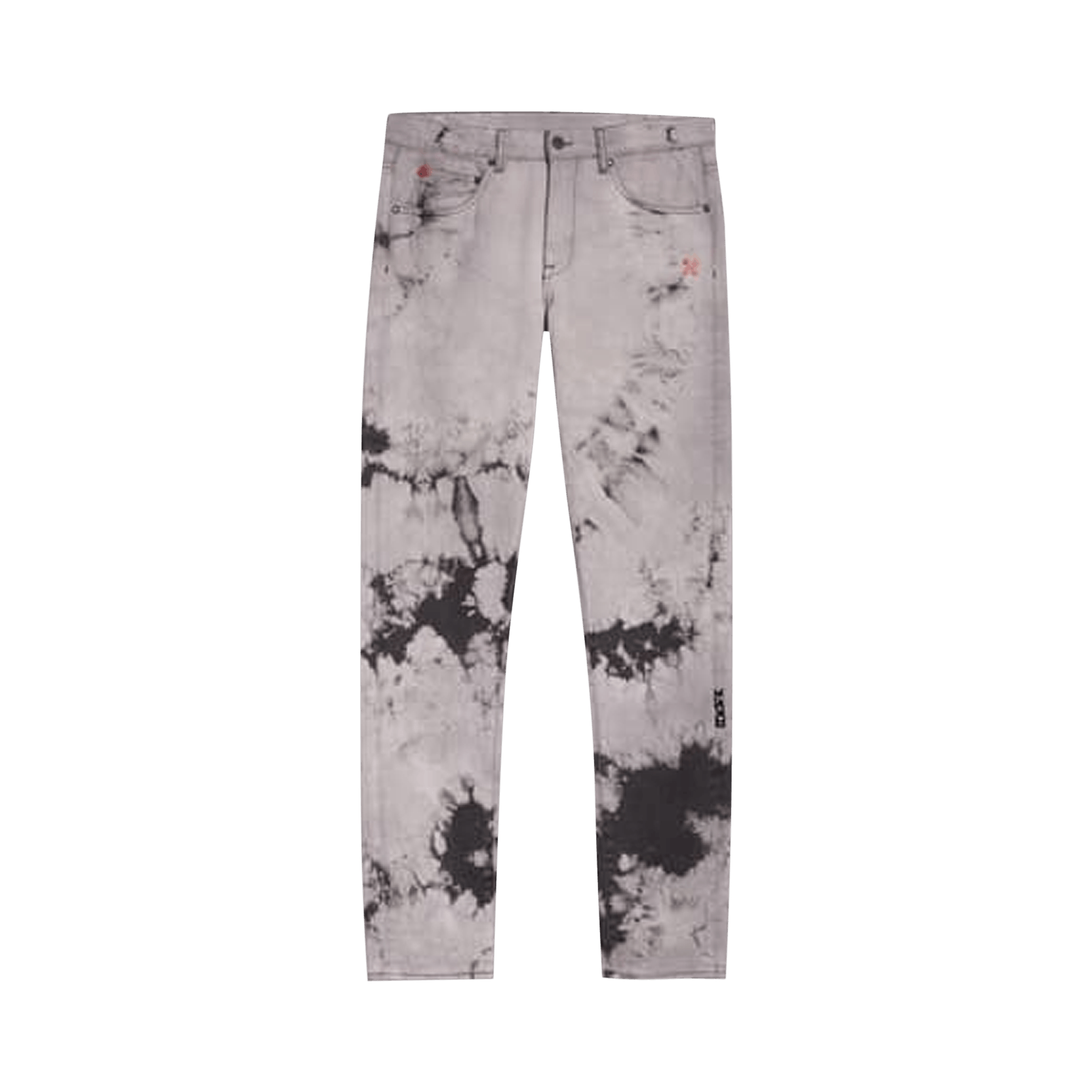 Off-White Tie Dye Slim Jeans 'Black'