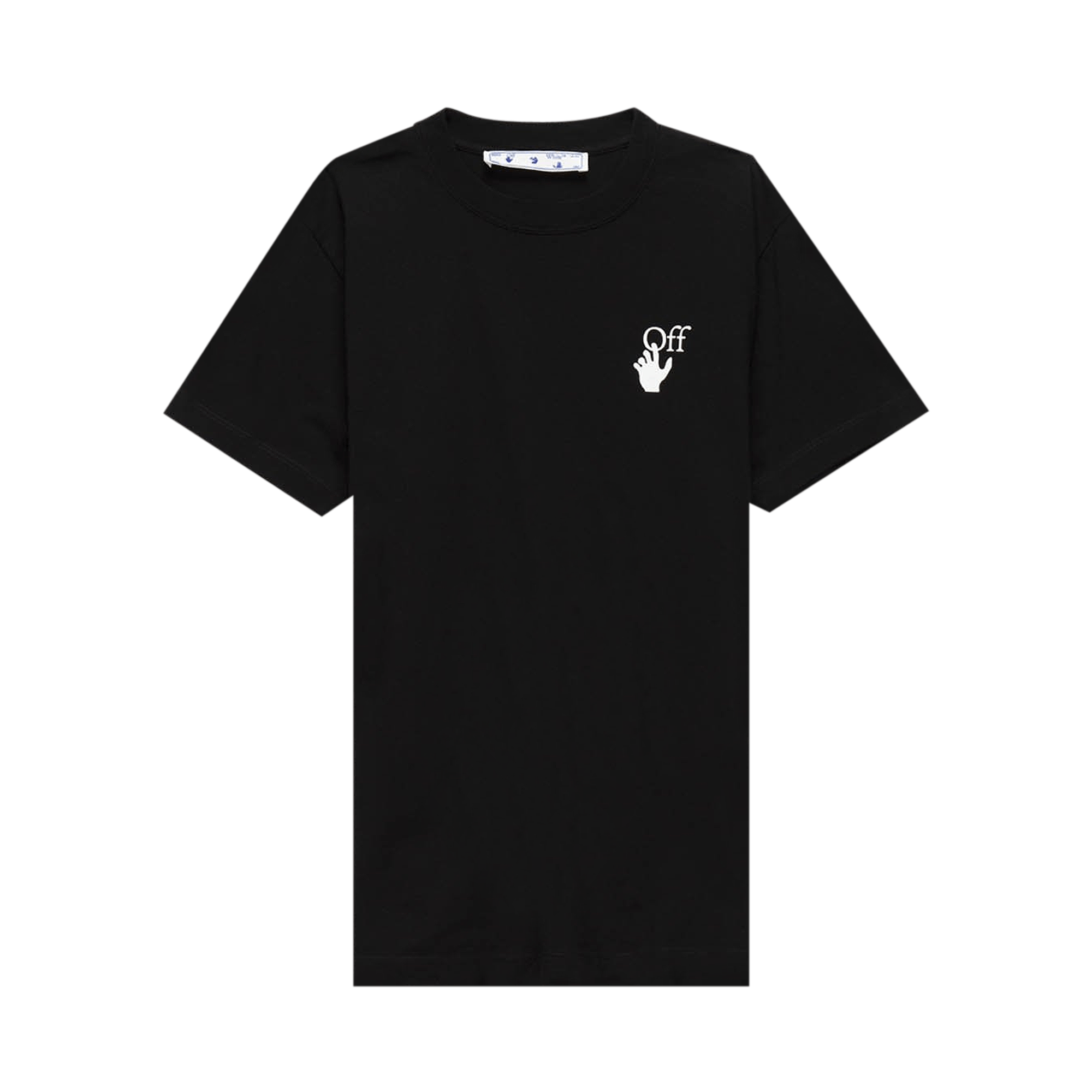 Off-White Marker Short-Sleeve Slim Tee 'Black/Fuchsia'