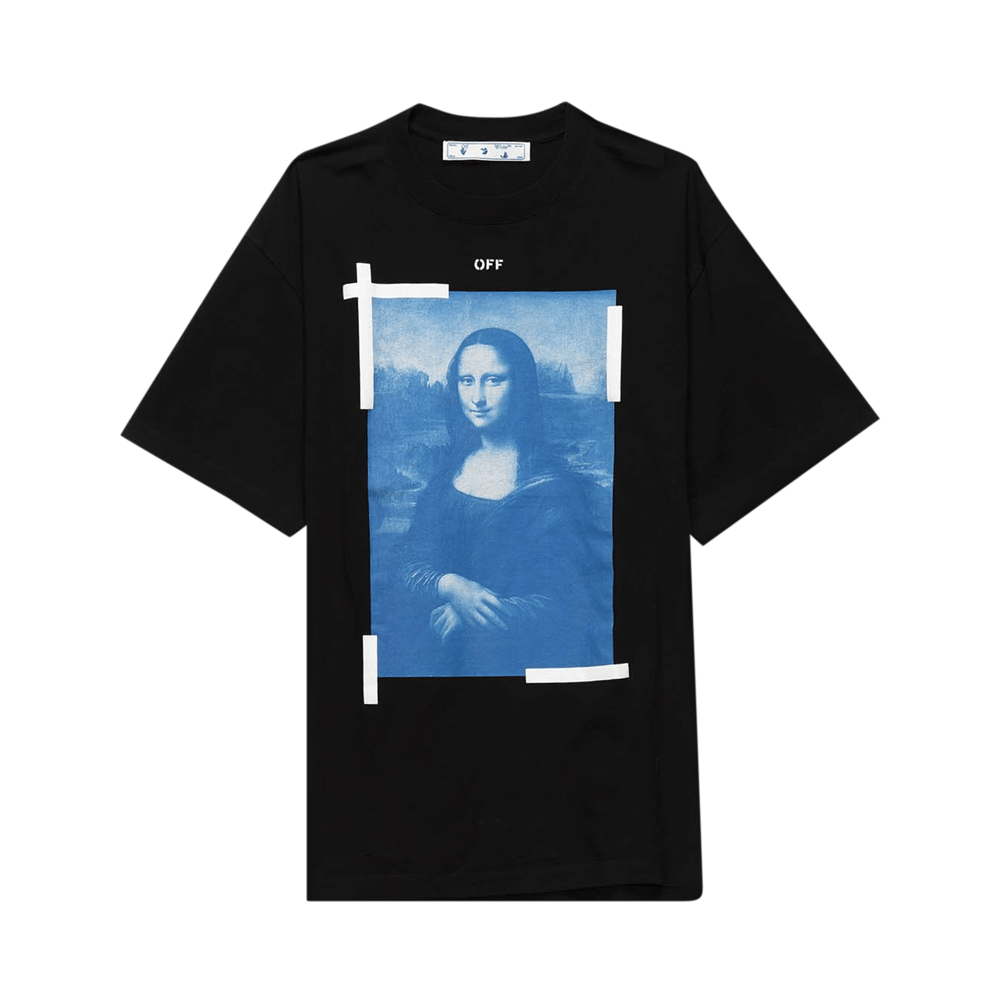 Off-White Monalisa Short-Sleeve Over Tee 'Black/White'
