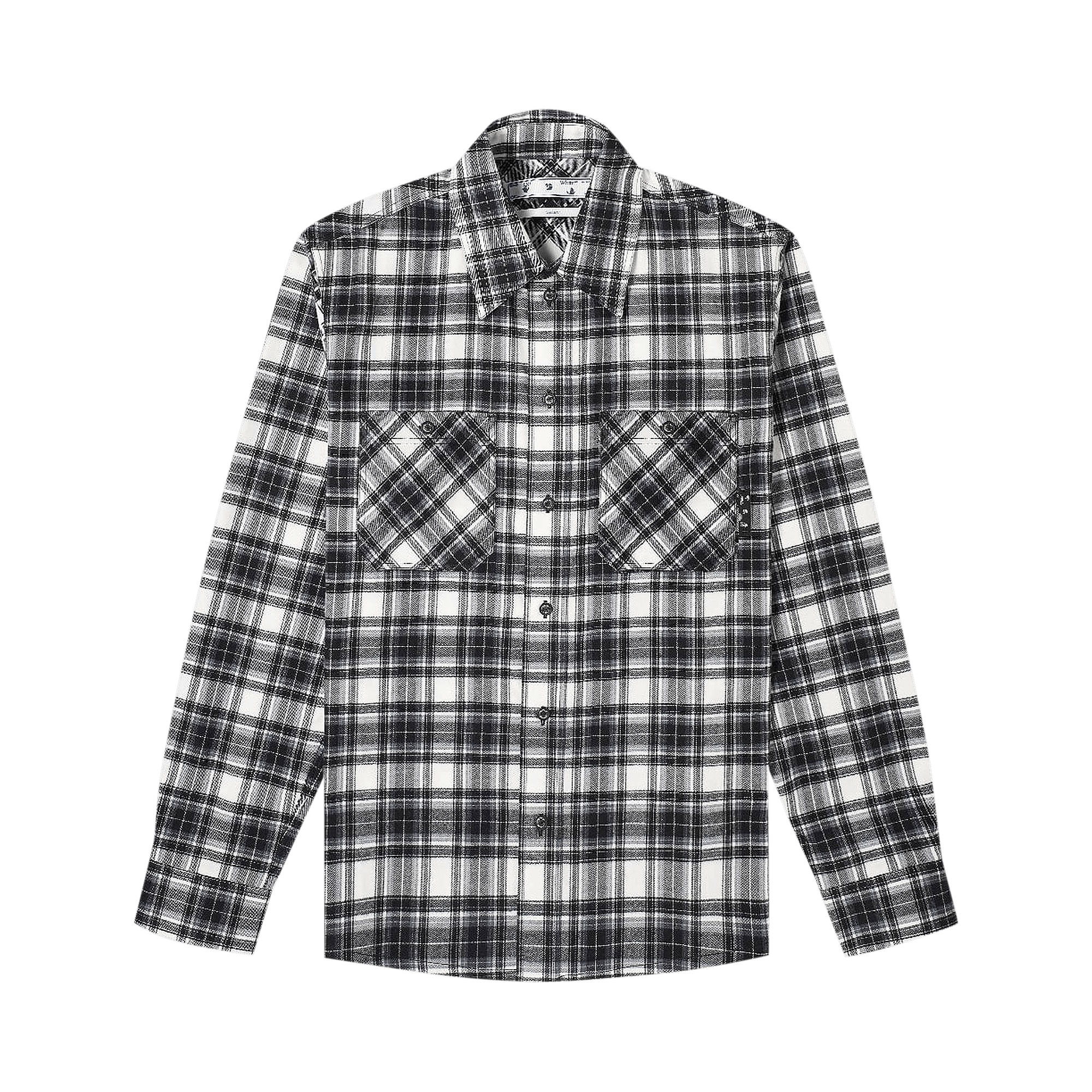 Off-White Check Arrow Flannel Shirt 'Black/White'