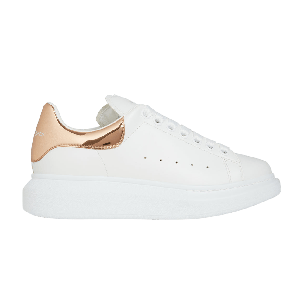 Alexander McQueen Wmns Oversized Sneaker 'White Bronze'