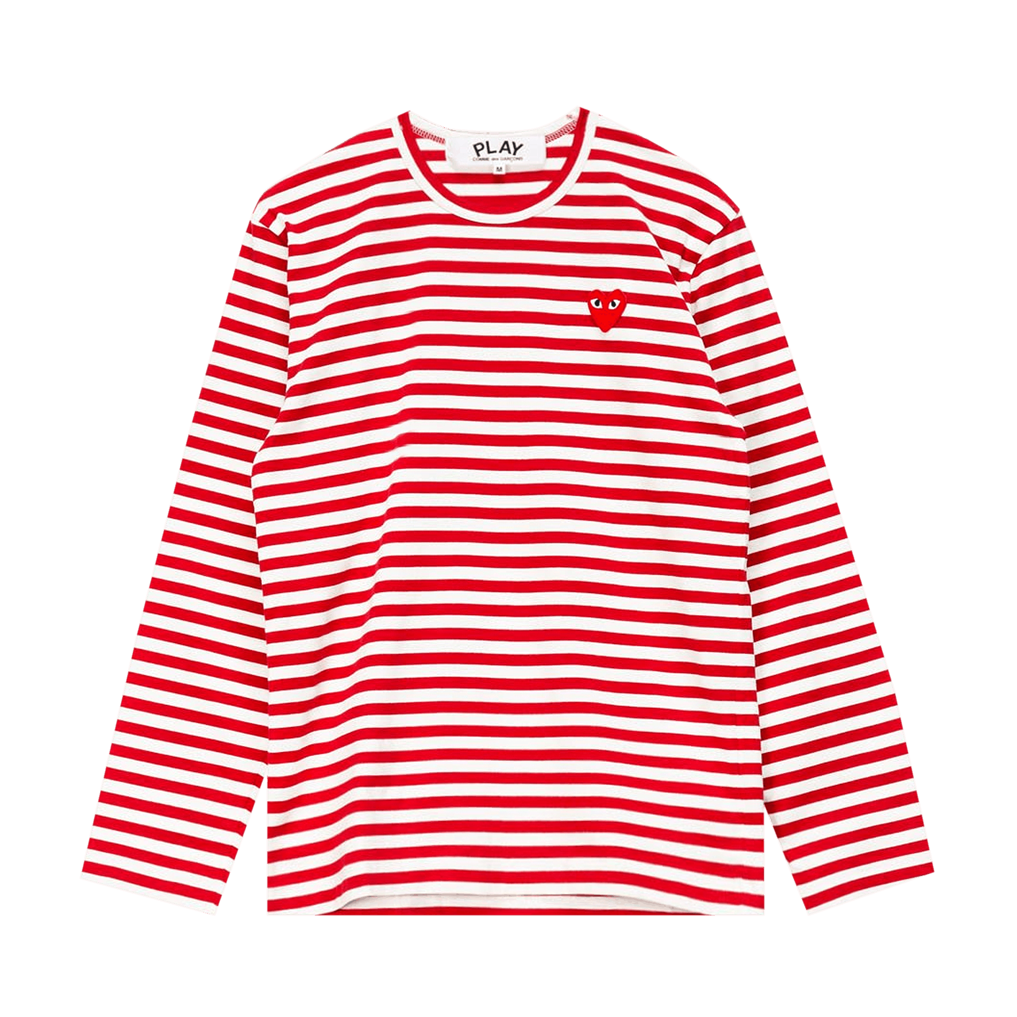 Comme des Garçons PLAY Striped T-Shirt 'Red/White'