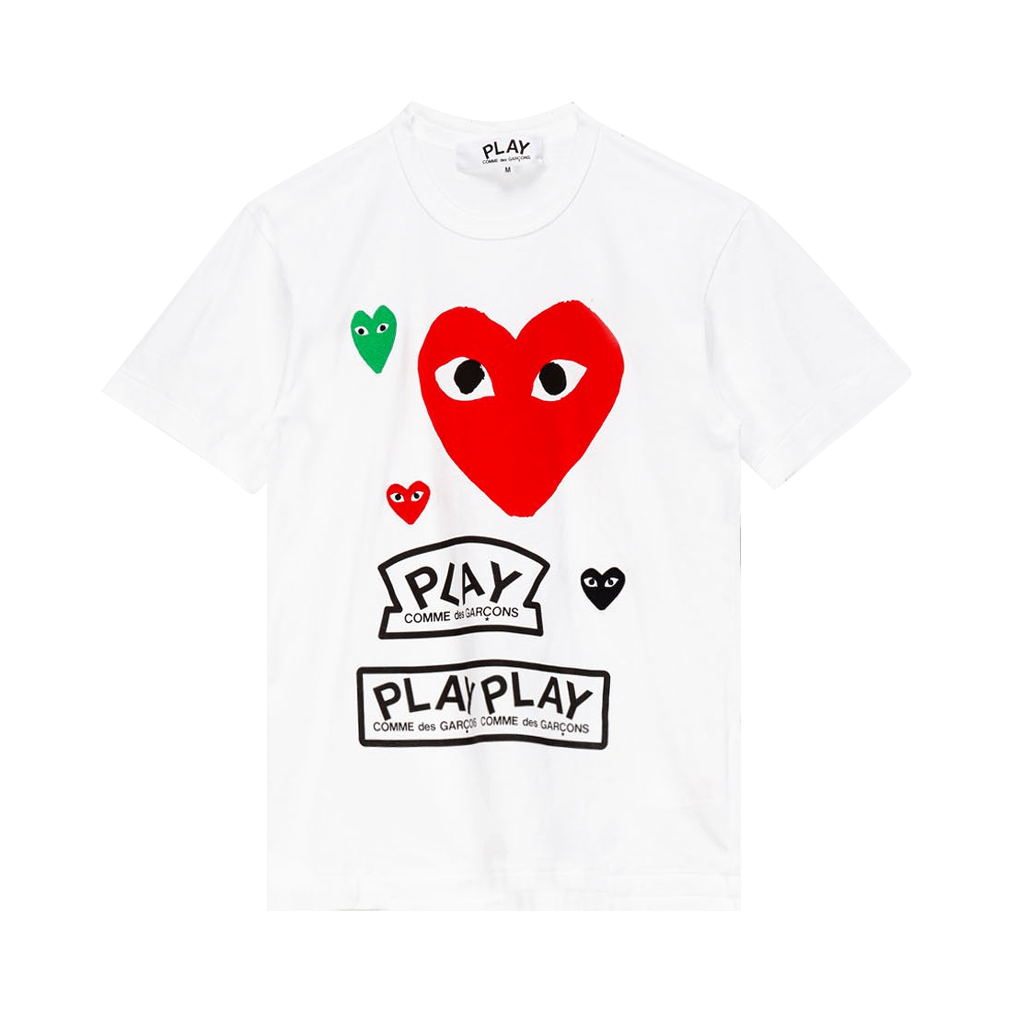 Comme des Garçons PLAY Misc Logo T-Shirt 'White'