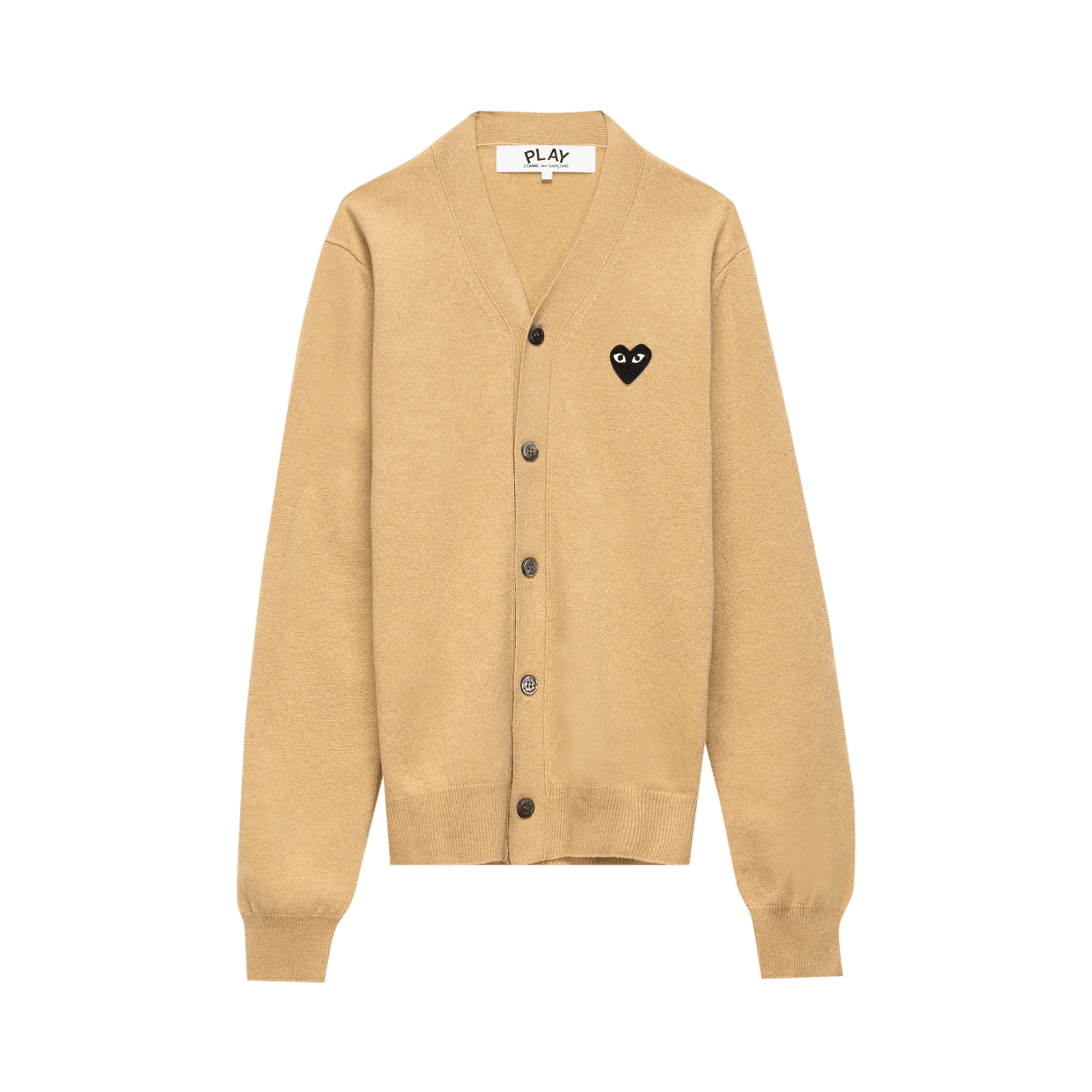 Comme des Garçons PLAY V-Neck Cardigan 'Beige'