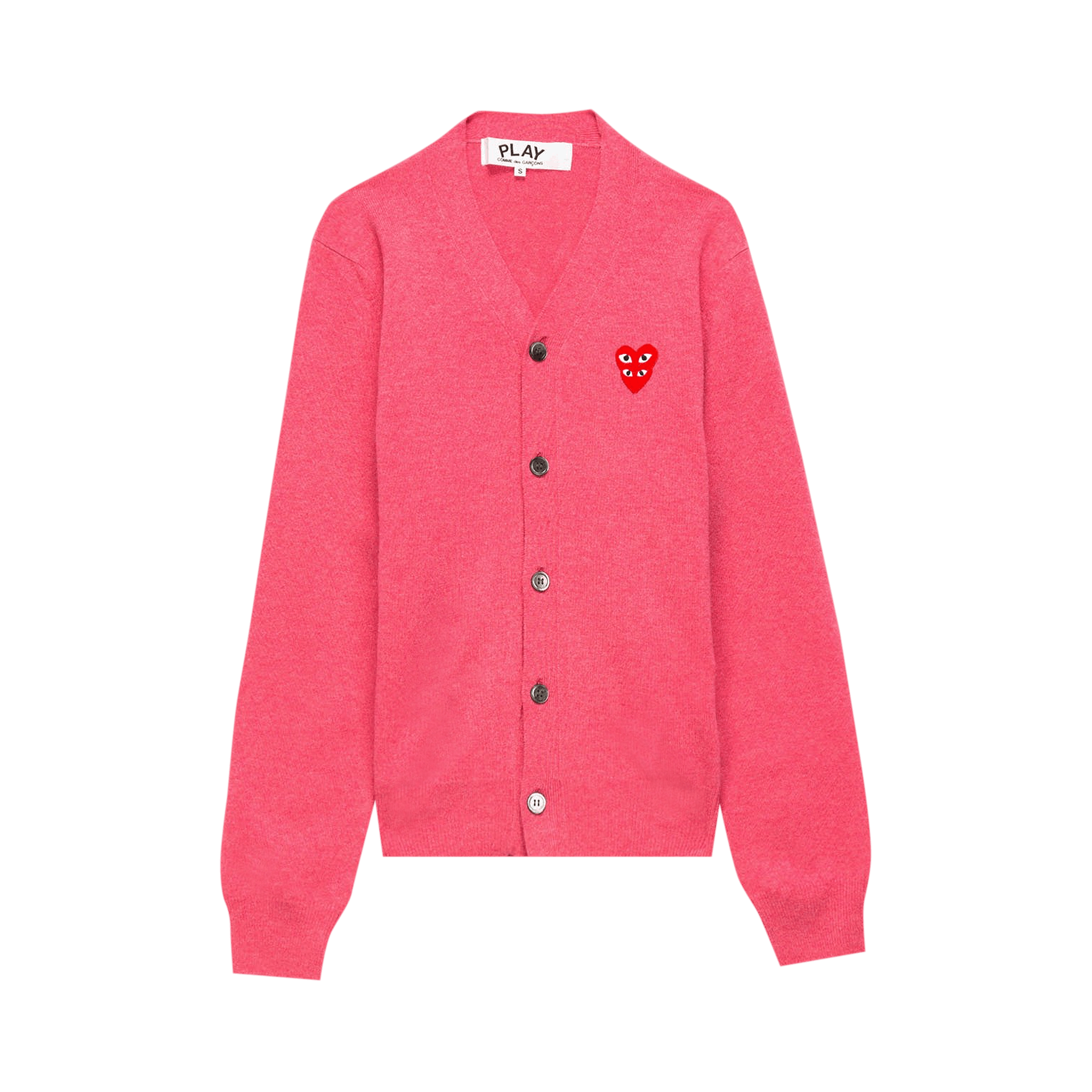 Comme des Garçons PLAY V-Neck Cardigan 'Pink'
