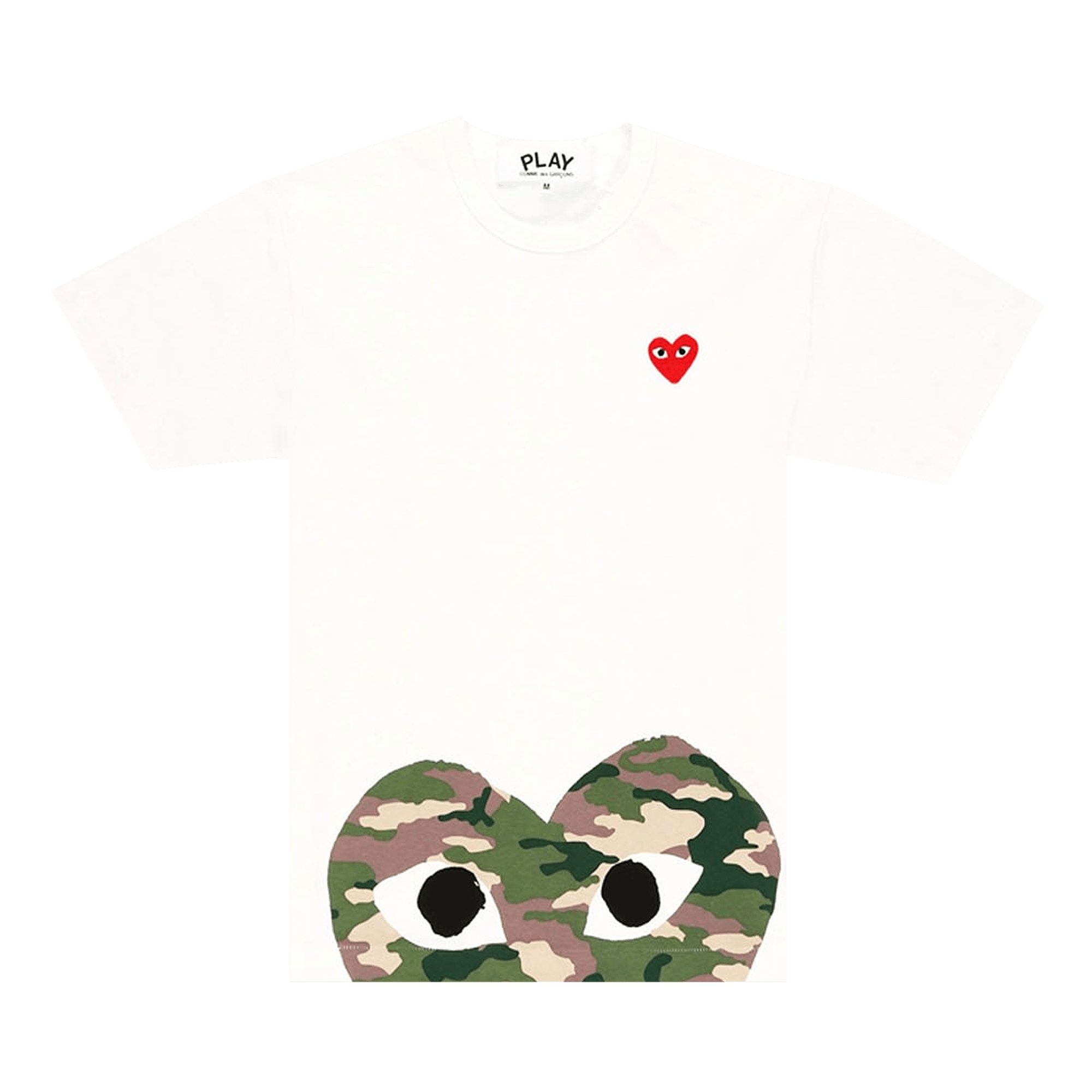 Buy Comme des Garçons PLAY Printed Sleeve Long-Sleeve 'White' - AZ