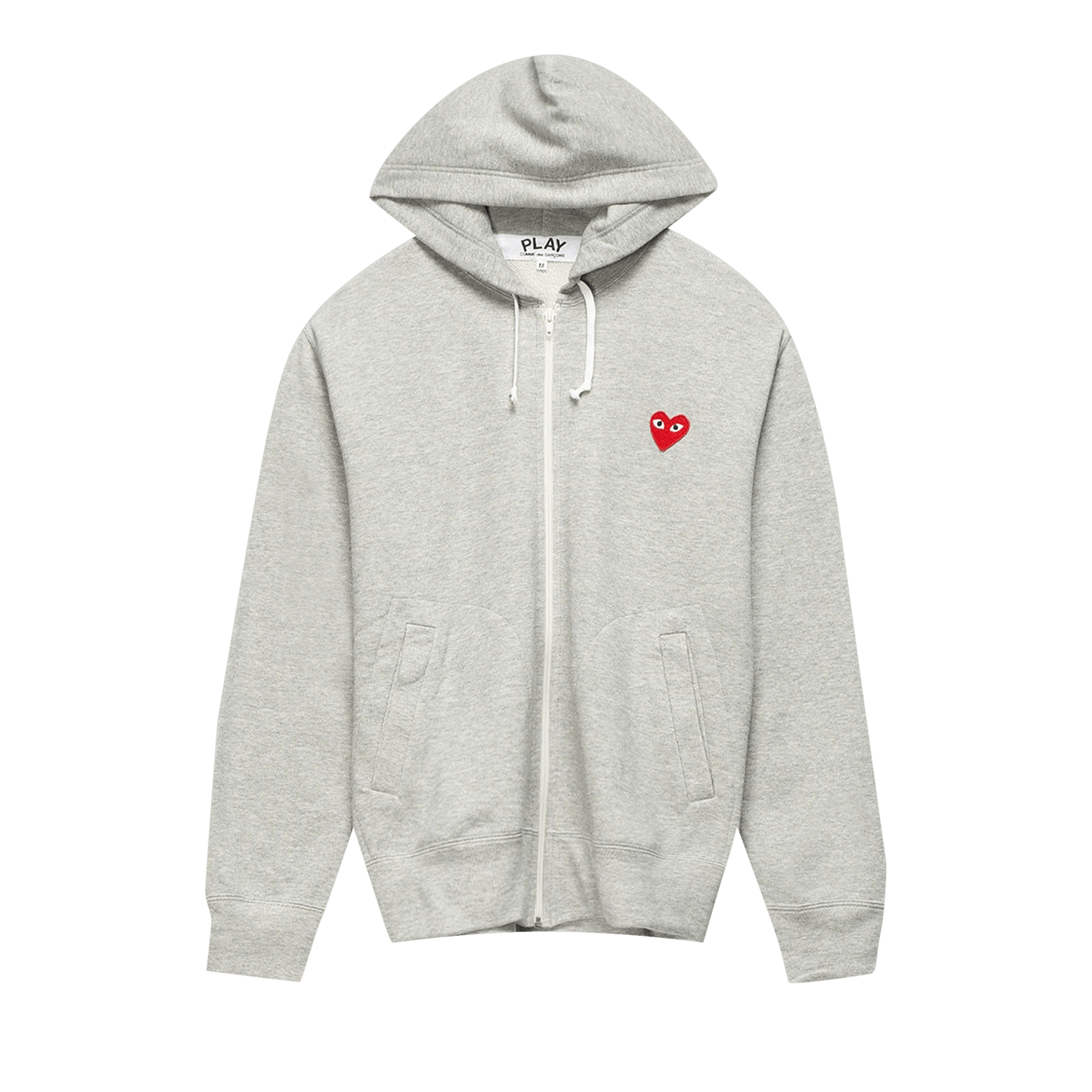 Comme des Garçons PLAY Heart Logo Hoodie 'Grey'