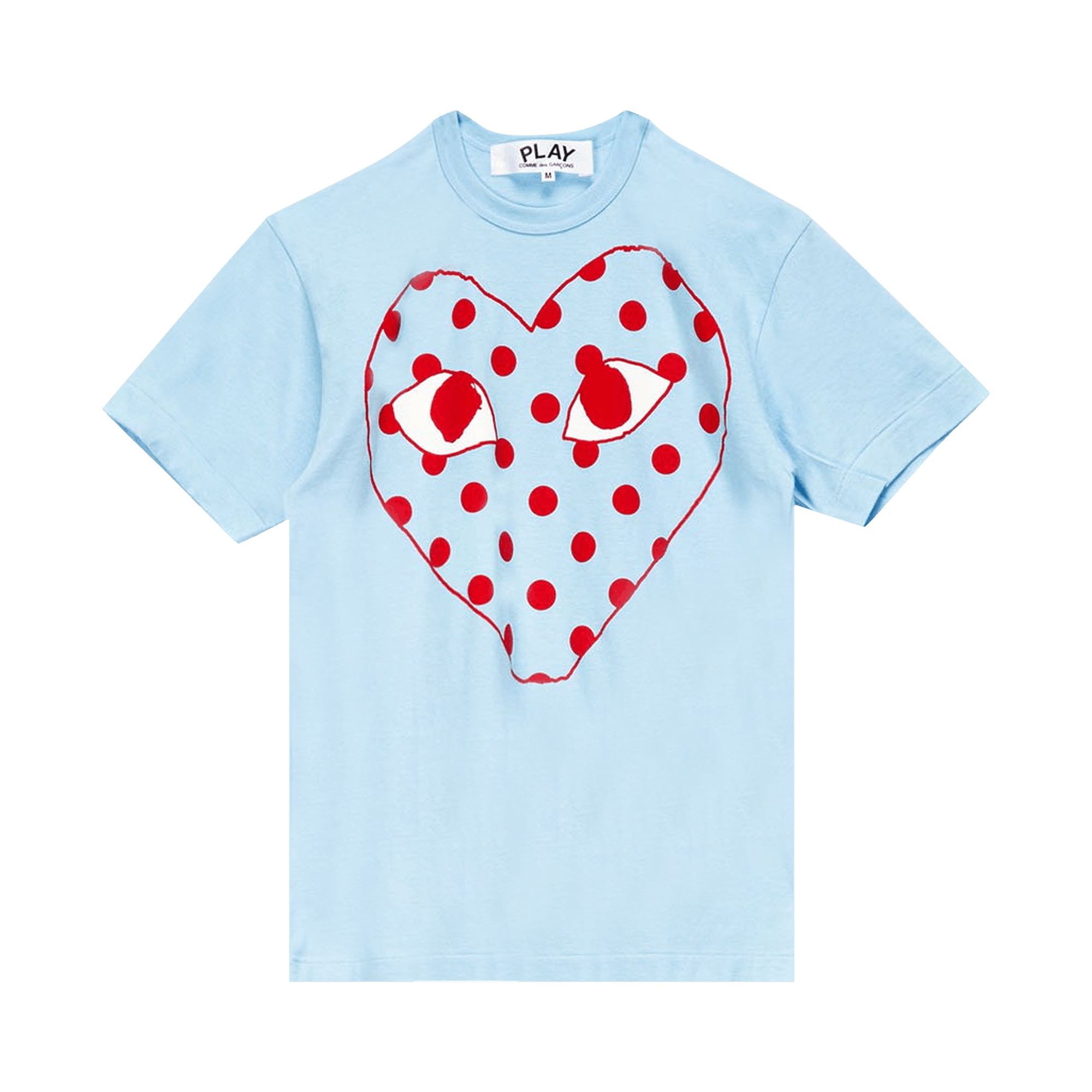 Comme des Garçons PLAY Big Dot Heart T-Shirt 'Blue'