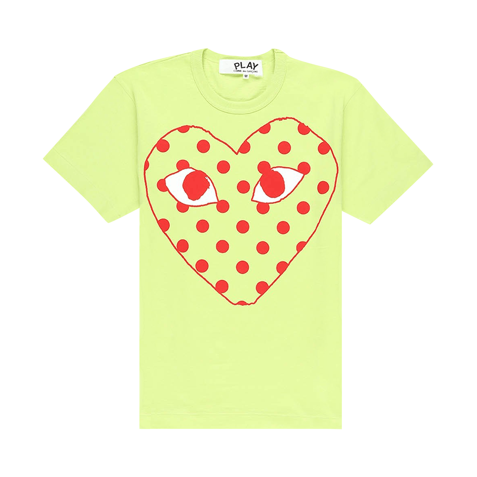 Comme des Garçons PLAY Big Dot Heart T-Shirt 'Green'