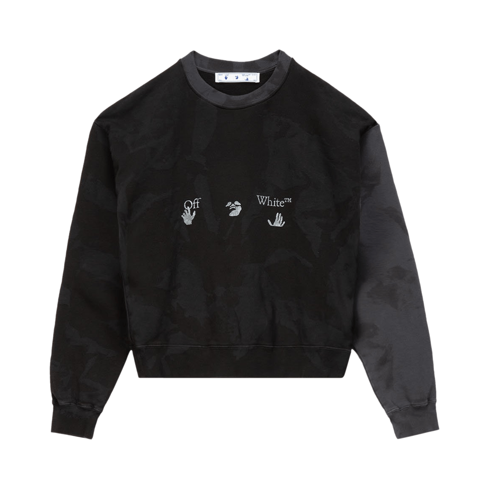 Off-White Tie Dye Over Crew 'Black'