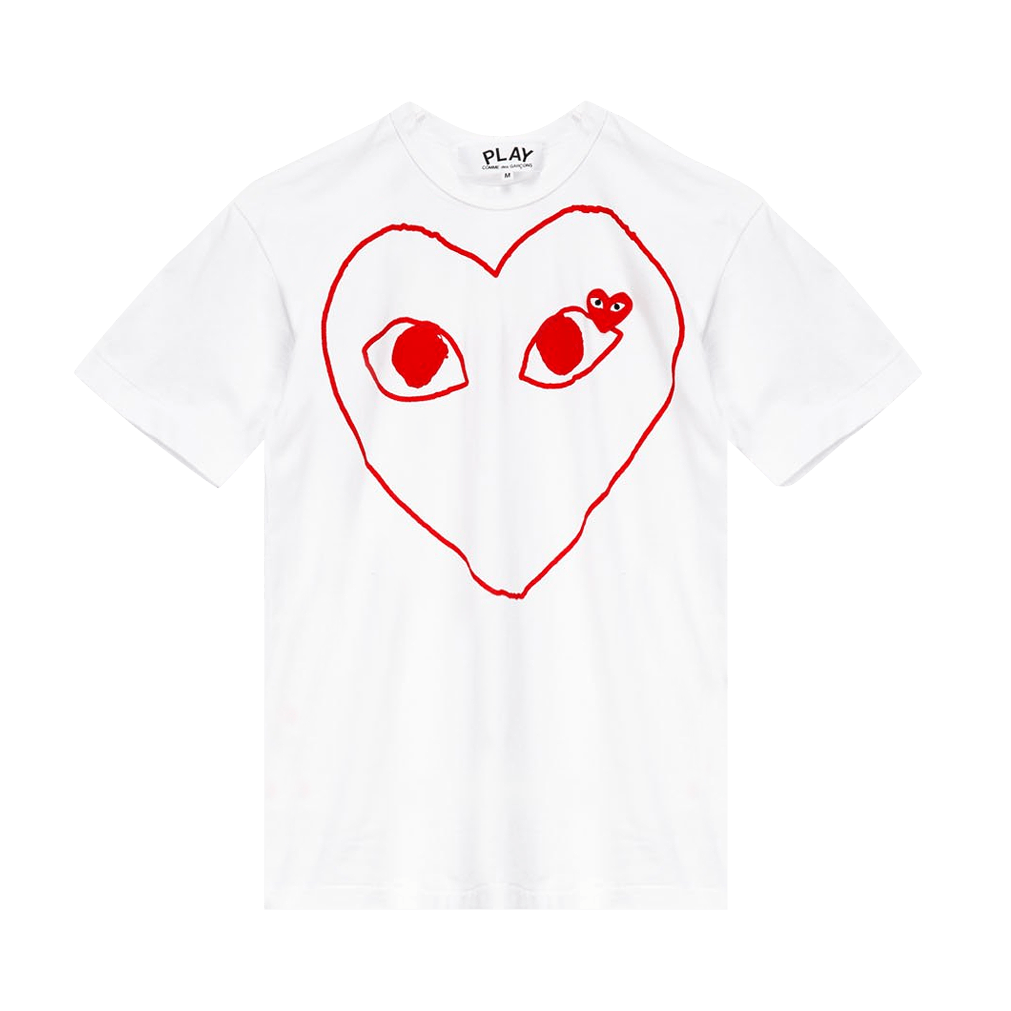 Comme des Garçons PLAY Play T-Shirt 'White'