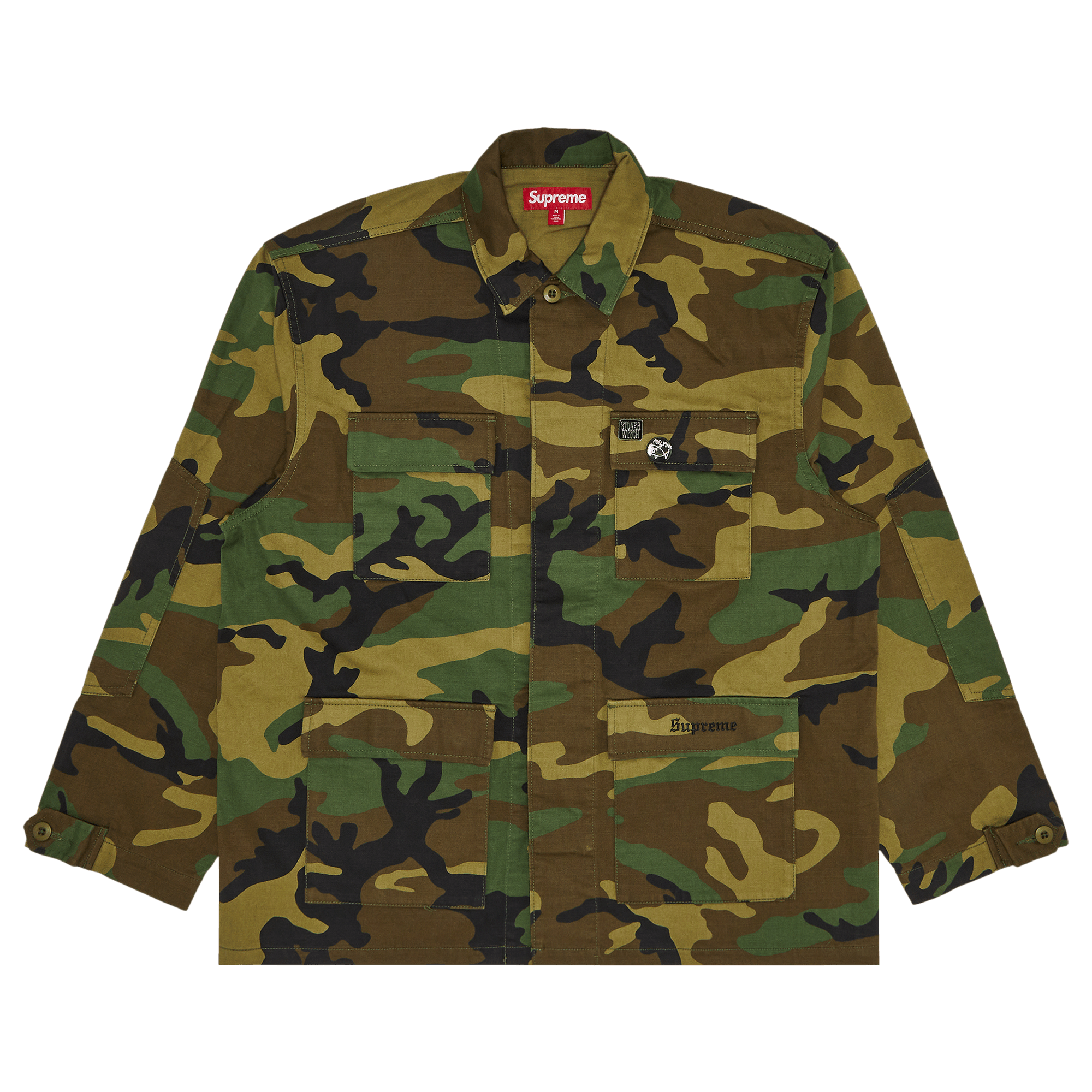 Supreme x Melvins BDU Jacket 'Woodland Camo'