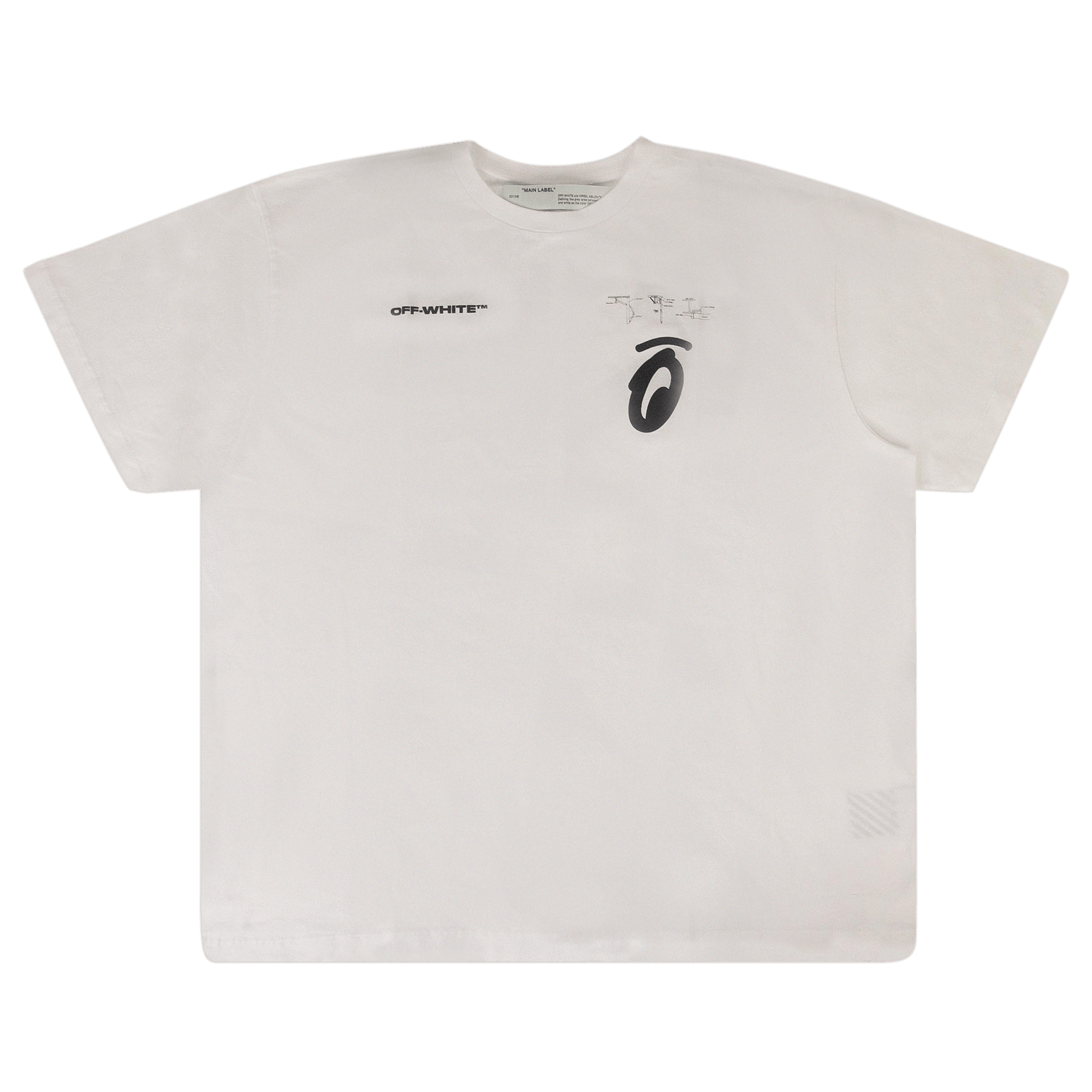 Off-White Splitted Arrows Over T-Shirt 'White'