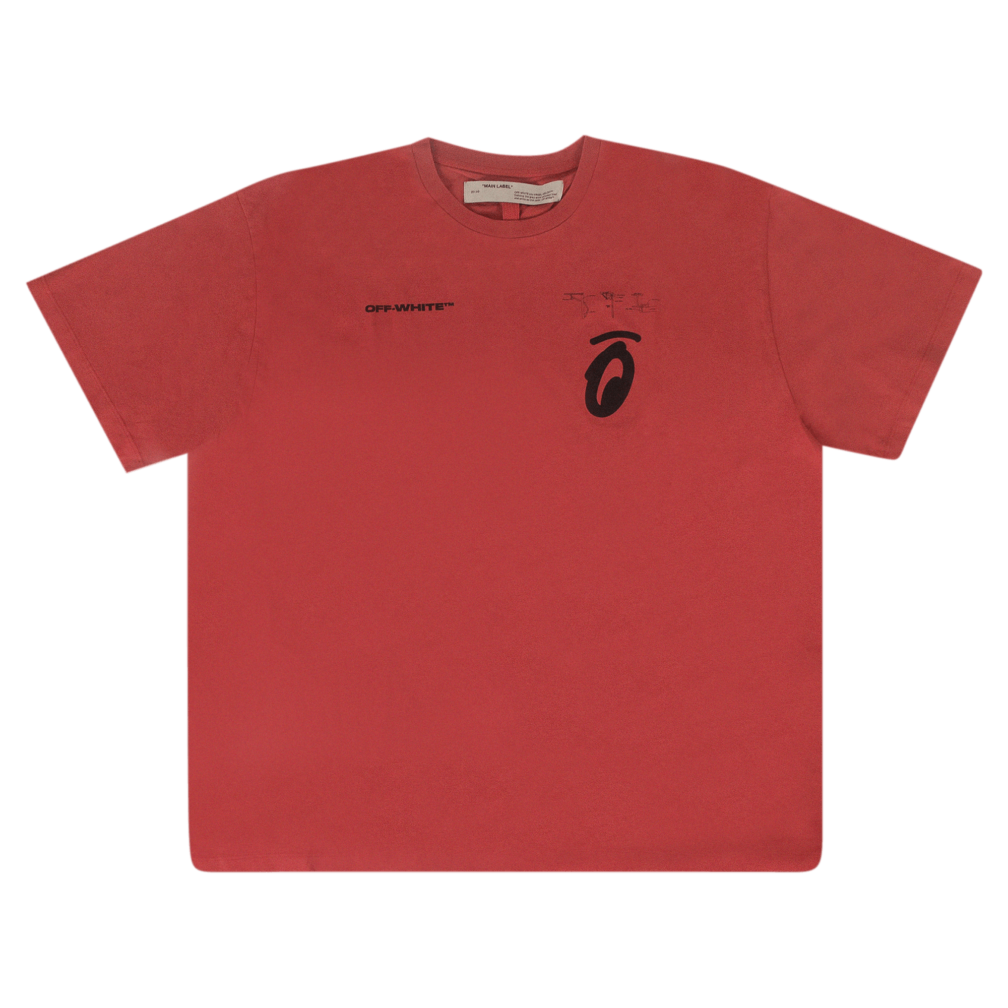 Off-White Split Arrow T-Shirt 'Red'