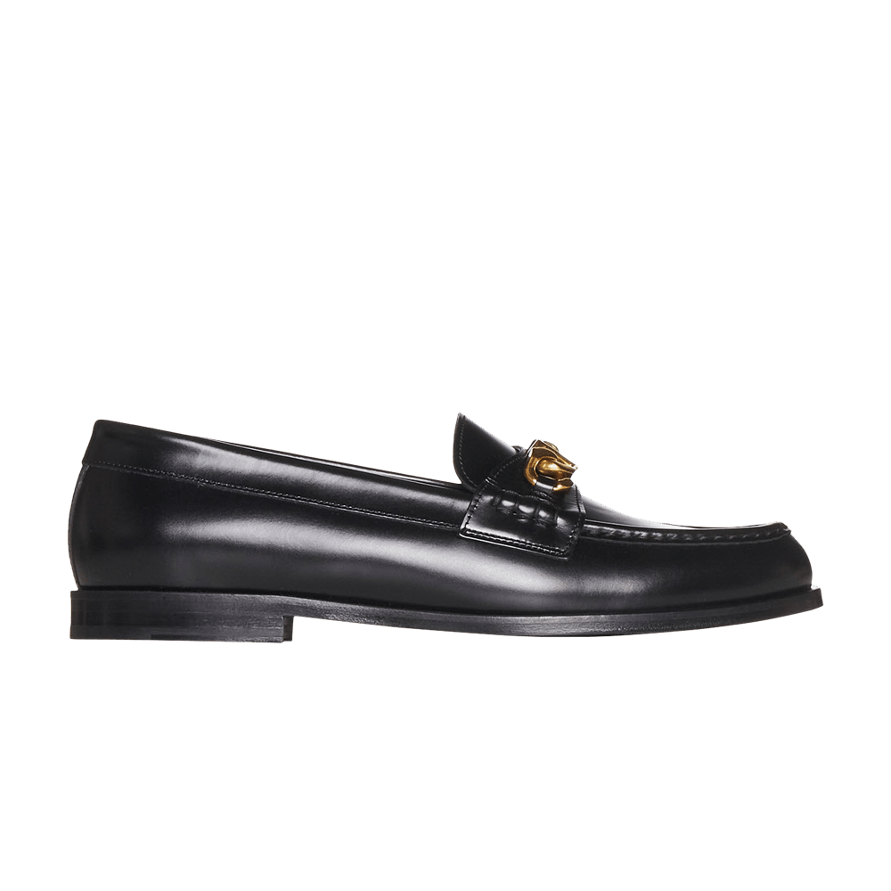 Valentino Chain V Logo Loafer 'Black'