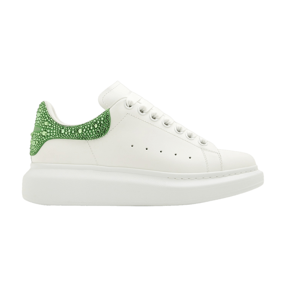Alexander McQueen Wmns Oversized Sneaker 'White Acid Green Crystals'