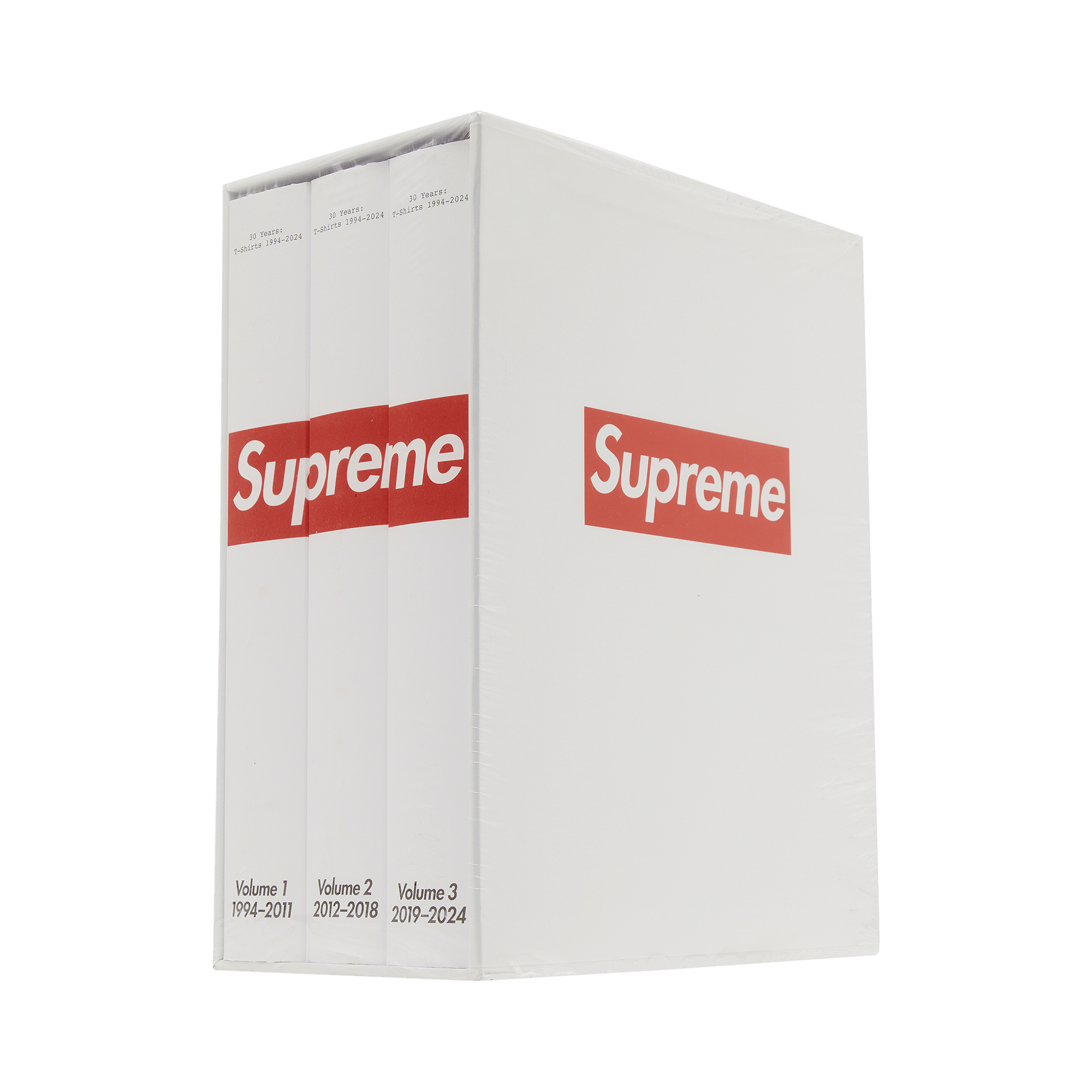 Supreme 30 Years: T-Shirts 1994-2024 Book (3-Volumes) 'White'
