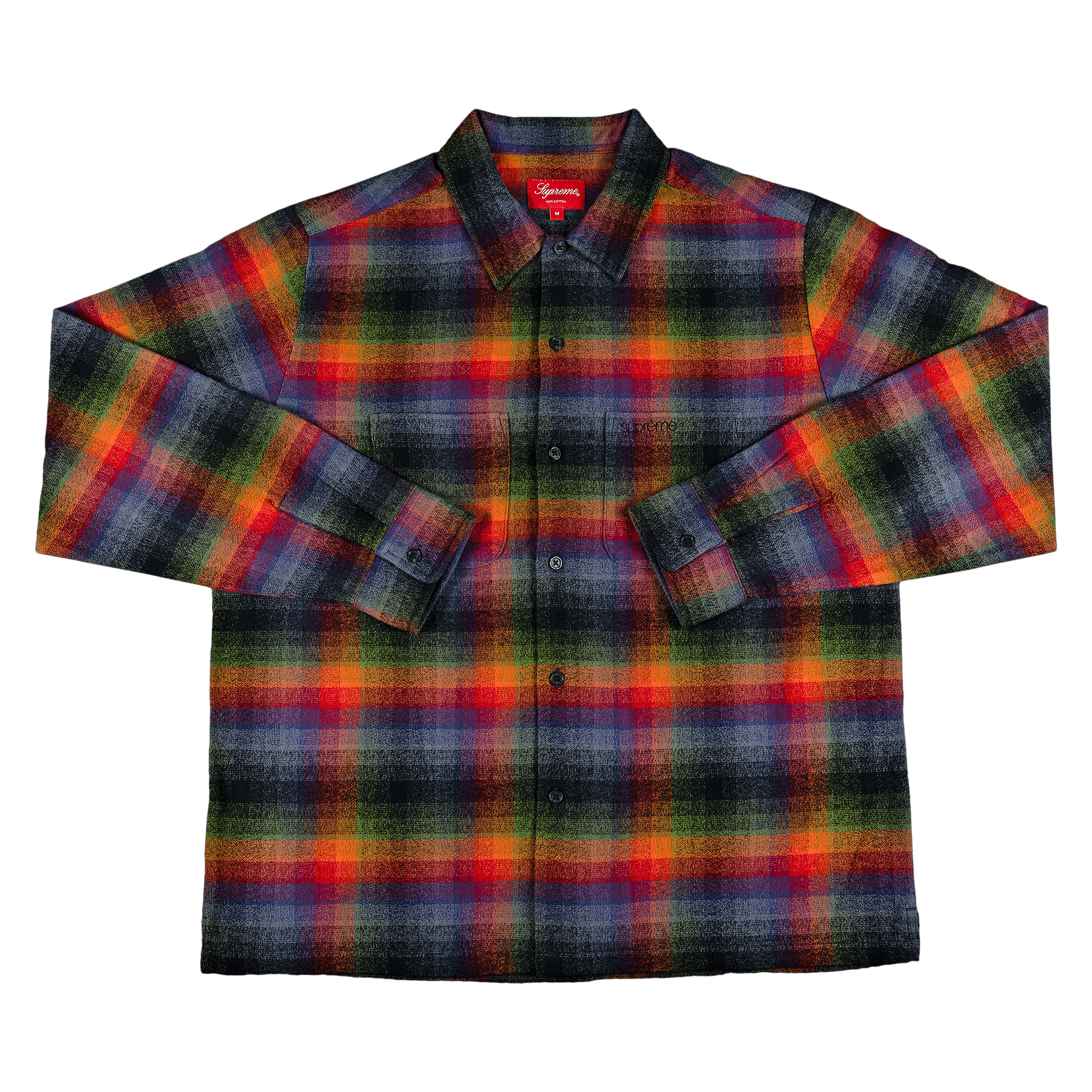 Supreme Plaid Flannel Shirt 'Multicolor'
