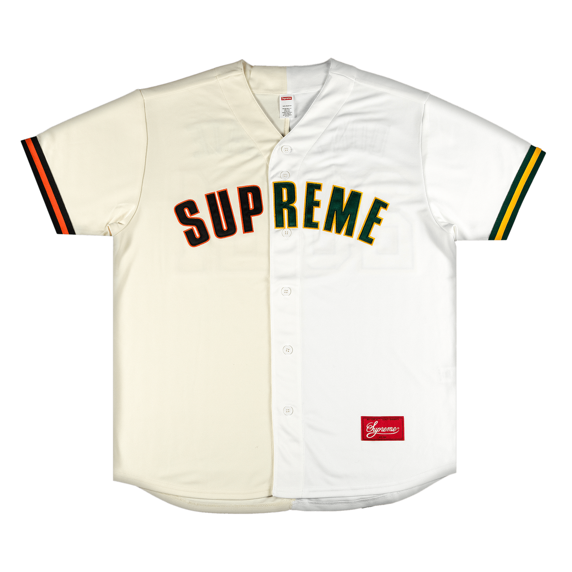Supreme Don't Hate Baseball Jersey 'Natural'