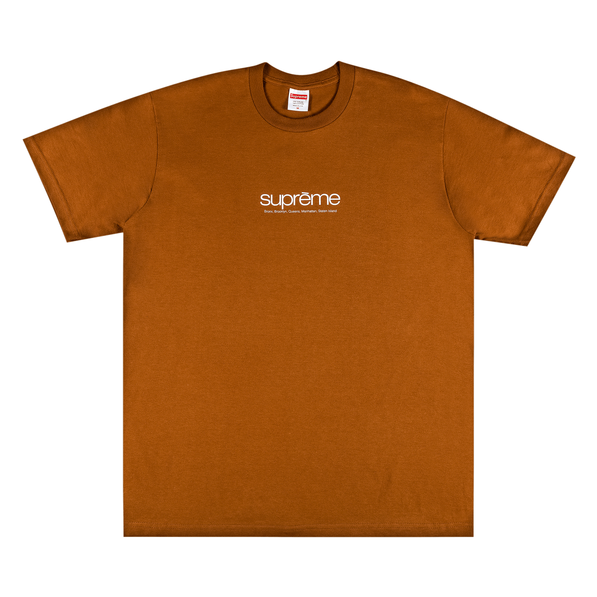 Supreme Five Boroughs Tee 'Brown'
