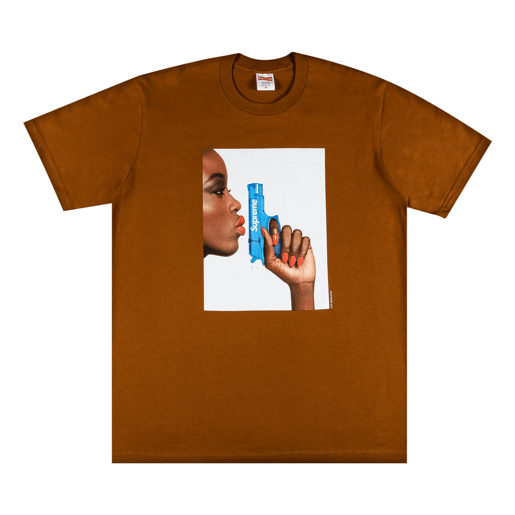 Supreme Water Pistol Tee 'Brown'