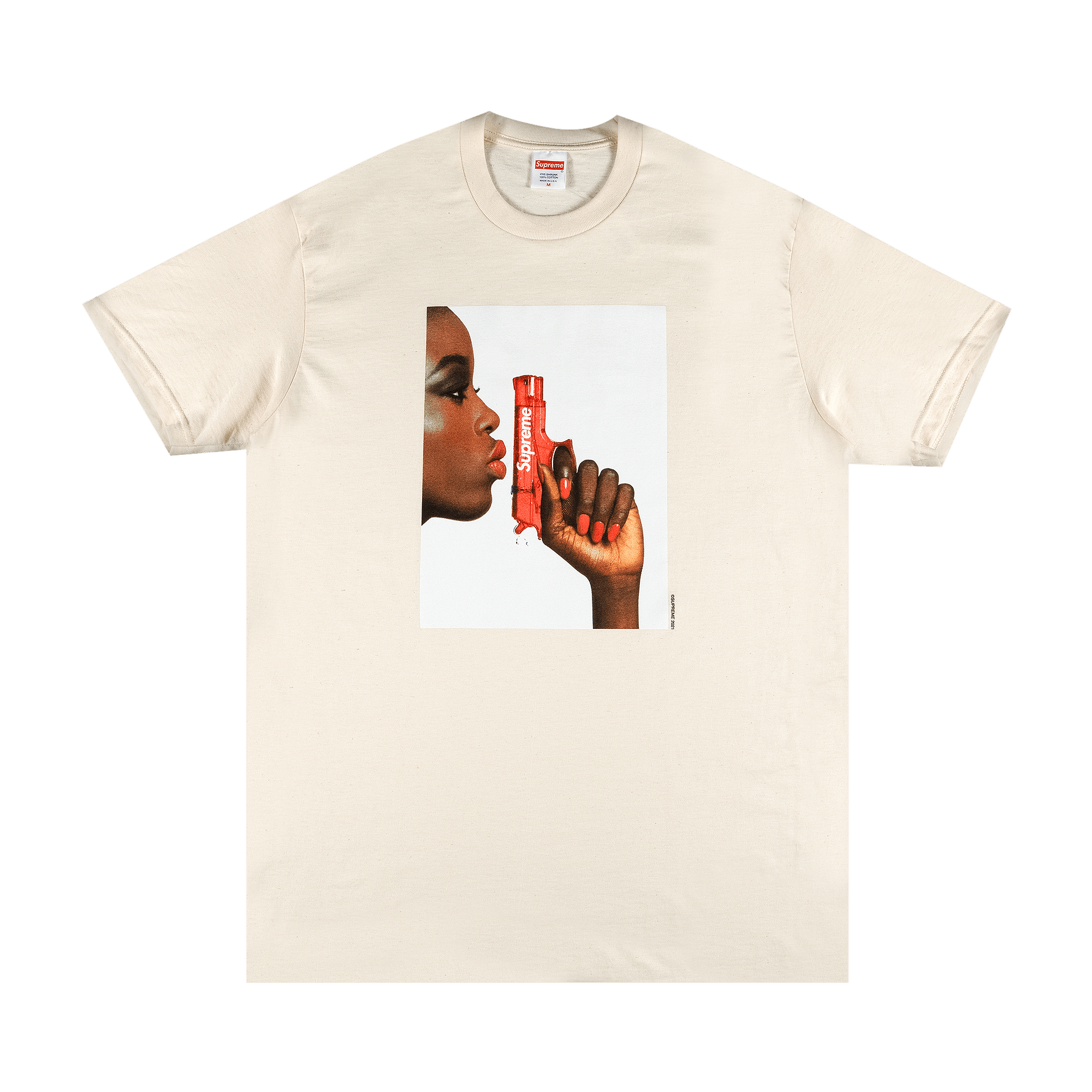 Supreme Water Pistol Tee 'Natural'