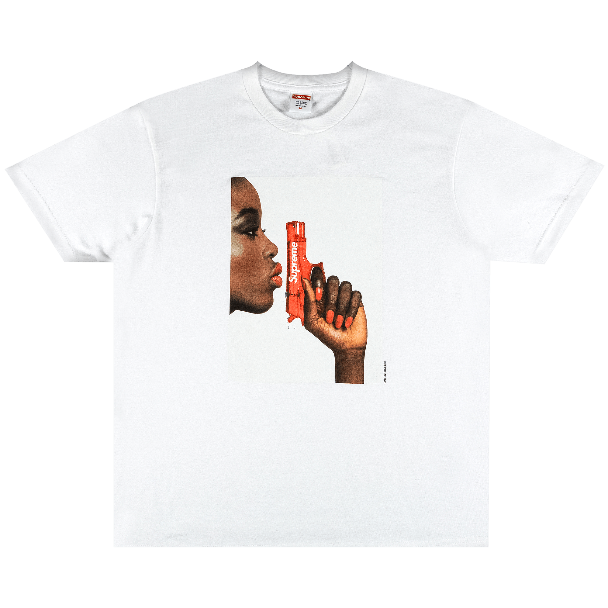 Supreme Water Pistol Tee 'White'