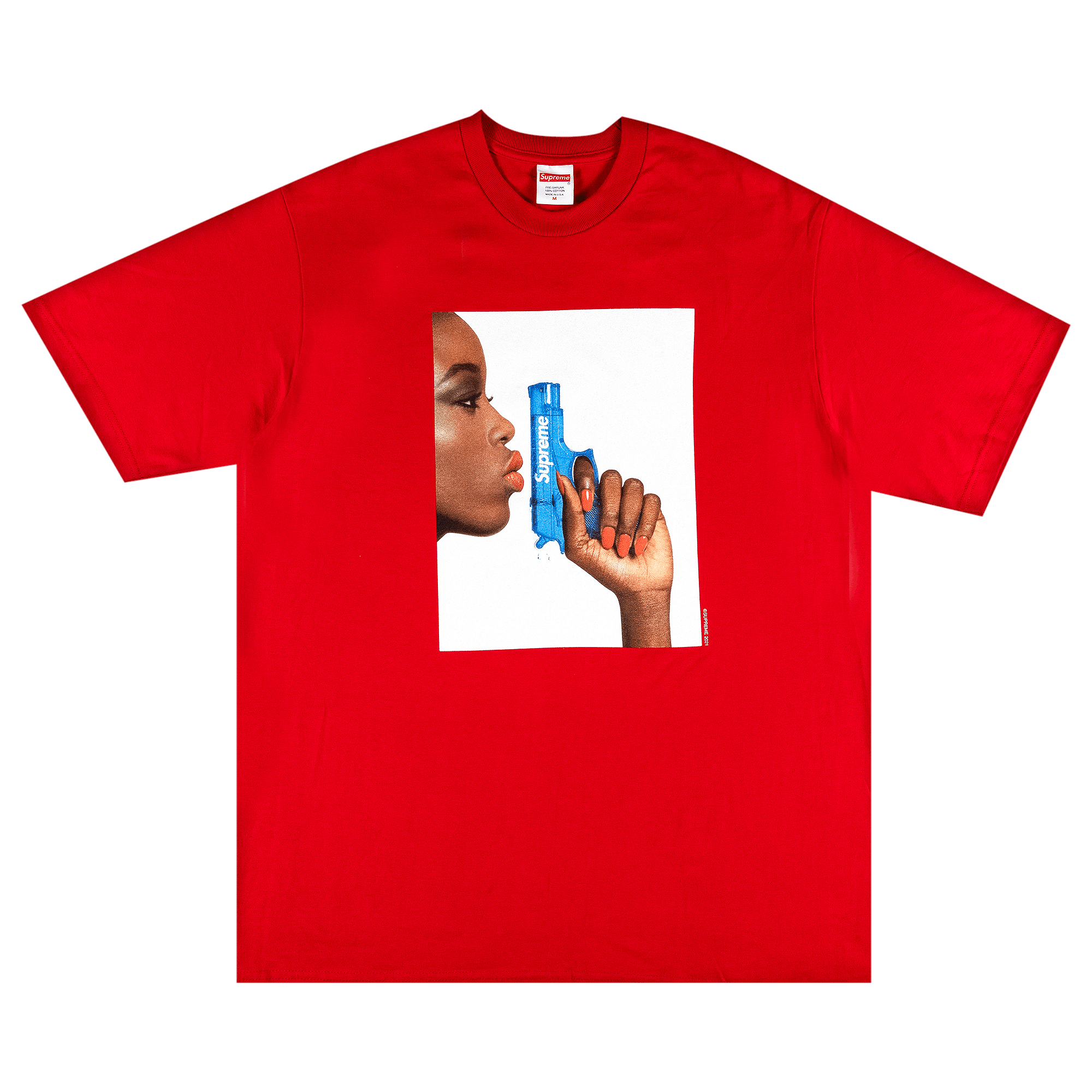 Supreme Water Pistol Tee 'Red'