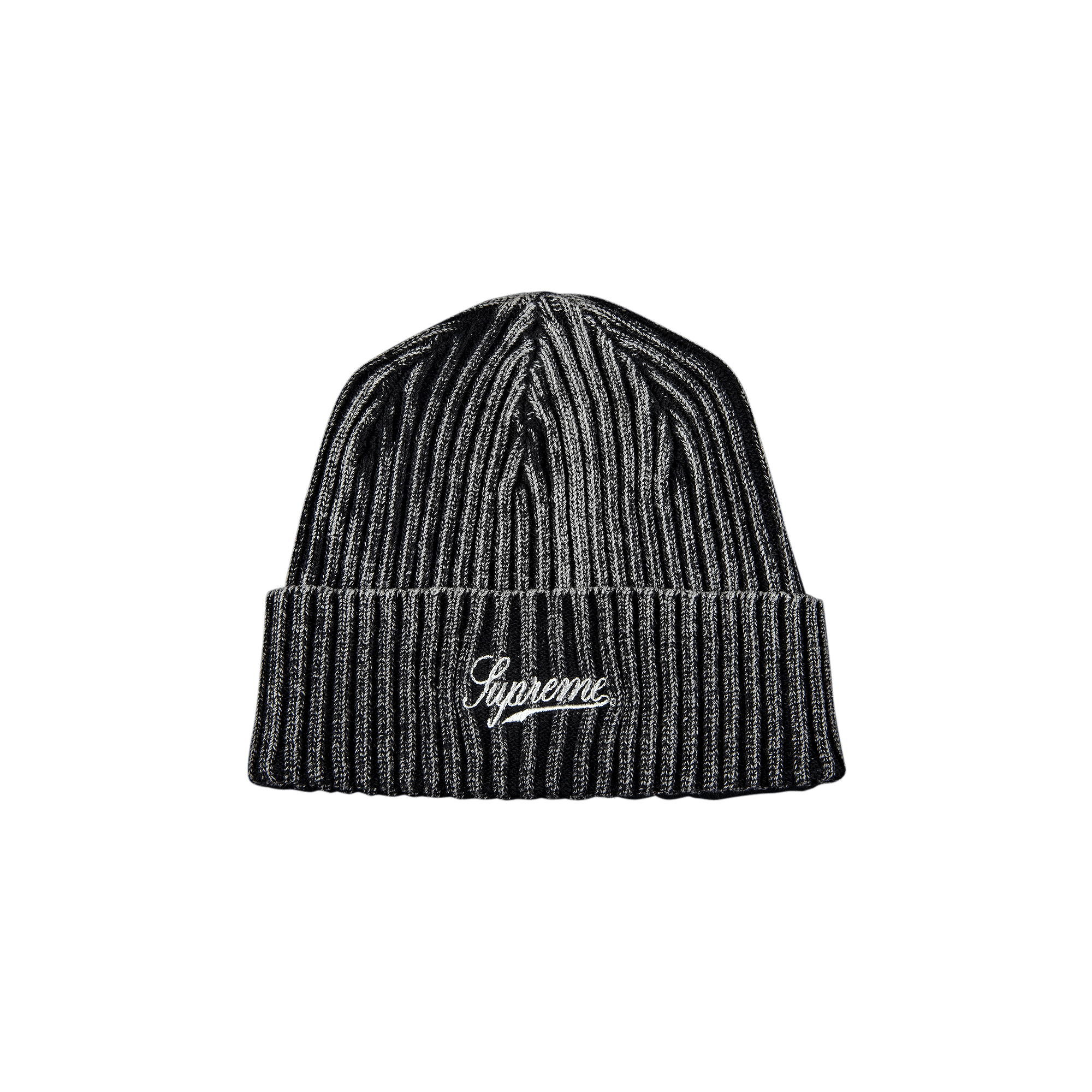Supreme Bleached Rib Beanie 'Black'