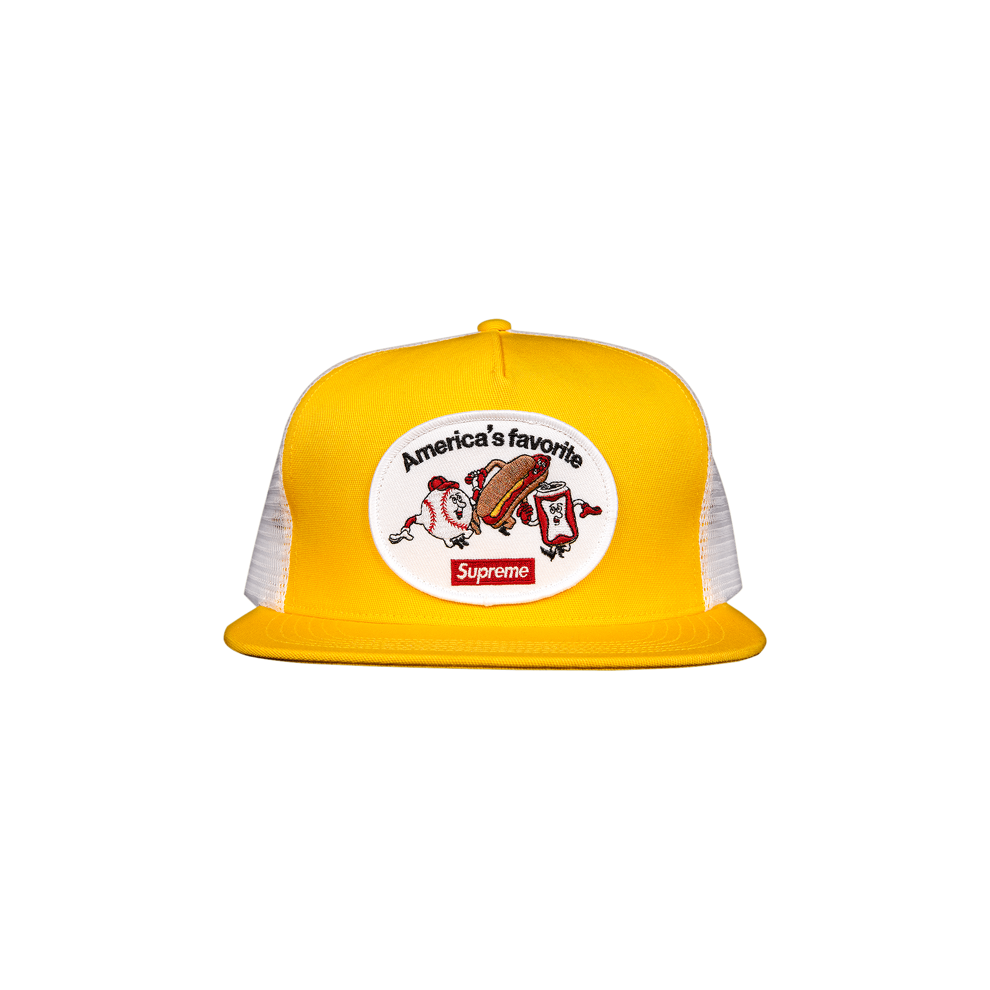 Supreme America’s Favorite Mesh Back 5-Panel 'Yellow'
