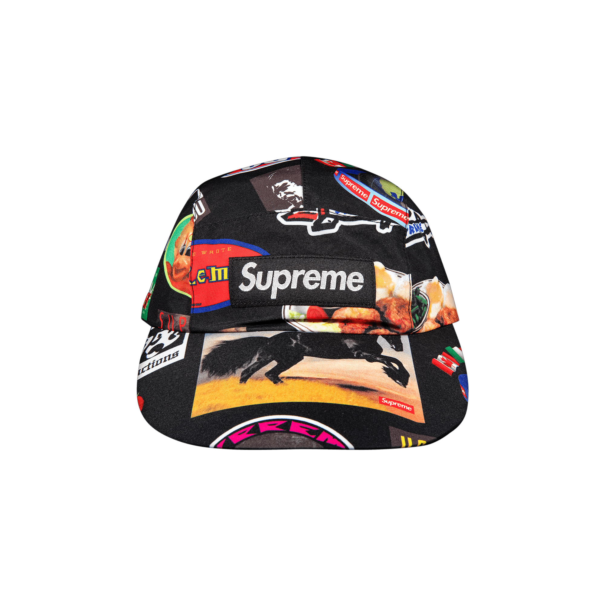 Supreme GORE-TEX Long Bill Camp Cap 'Black Stickers'