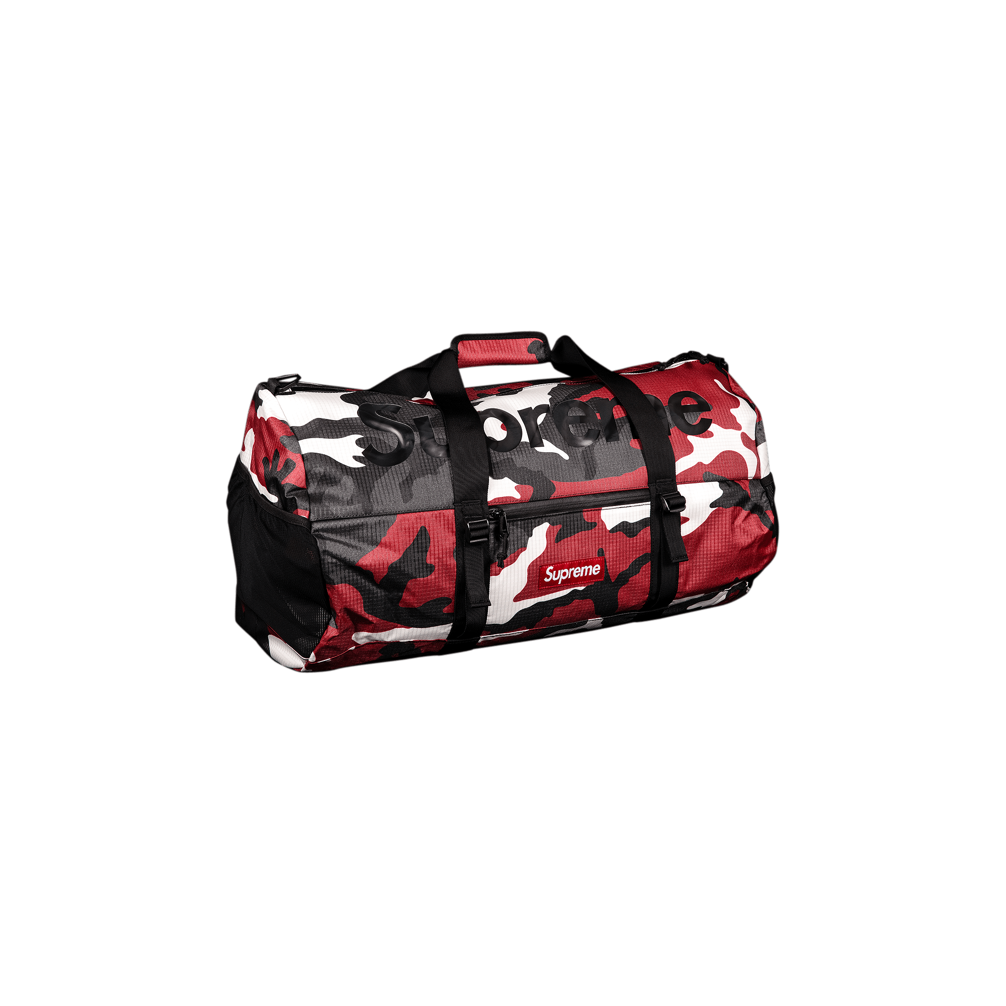 Supreme Duffle Bag 'Red Camo'