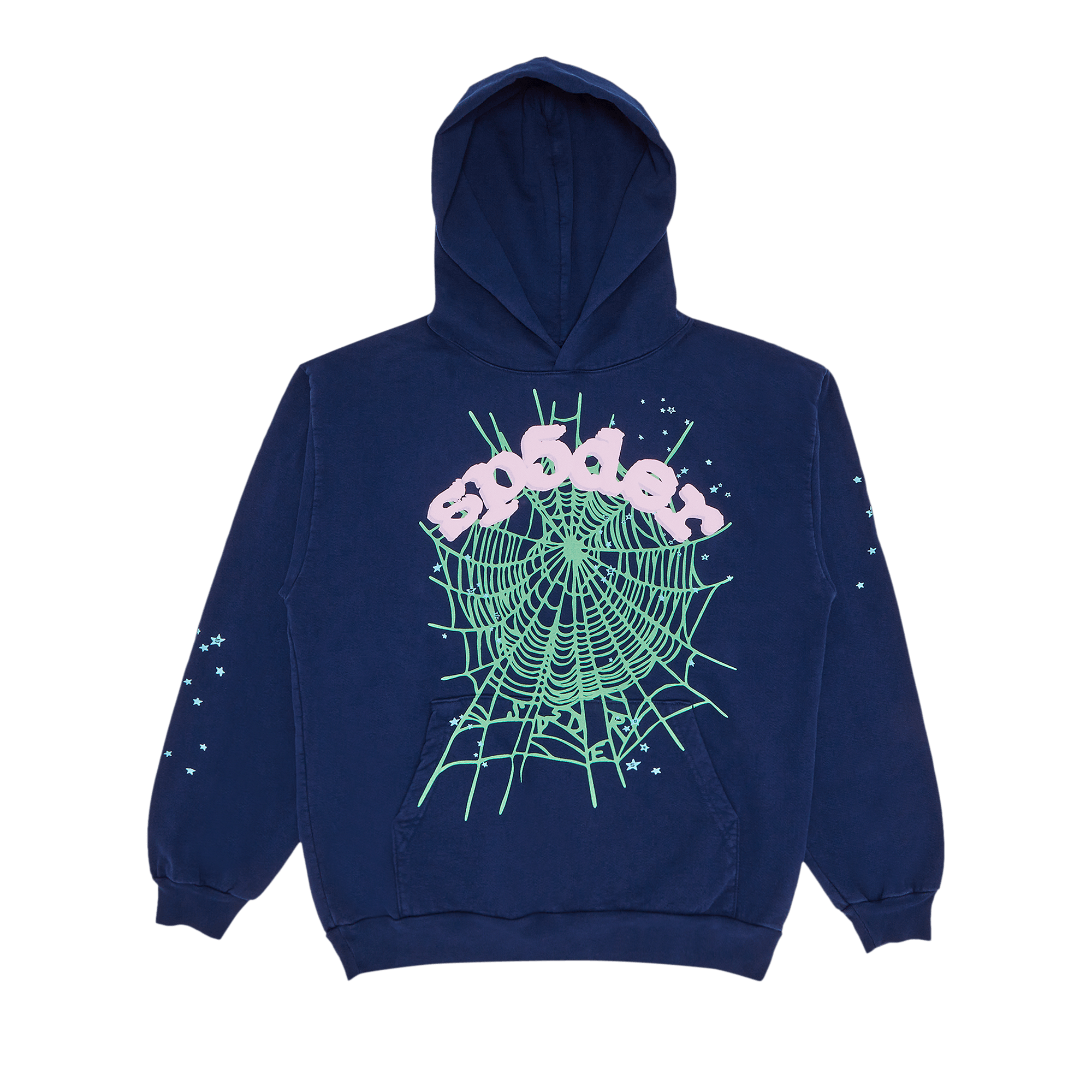 Sp5der OG Web Hoodie 'Navy'