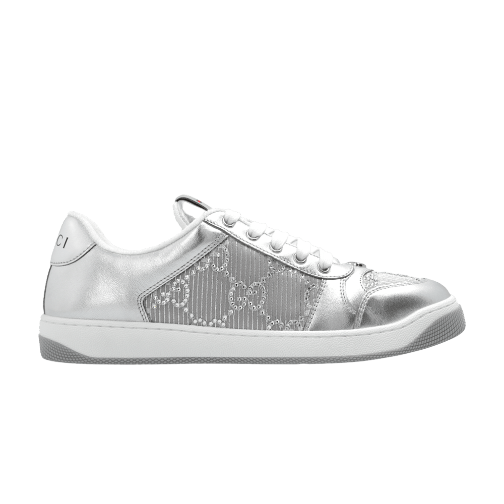 Gucci Wmns Screener 'GG Crystals - Silver'