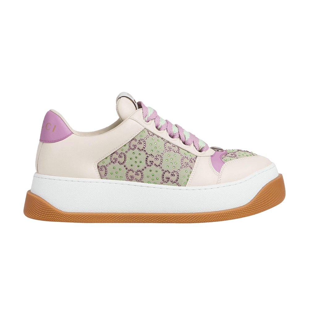 Gucci Wmns Screener 'GG Crystals - Purple Enamel Detail'