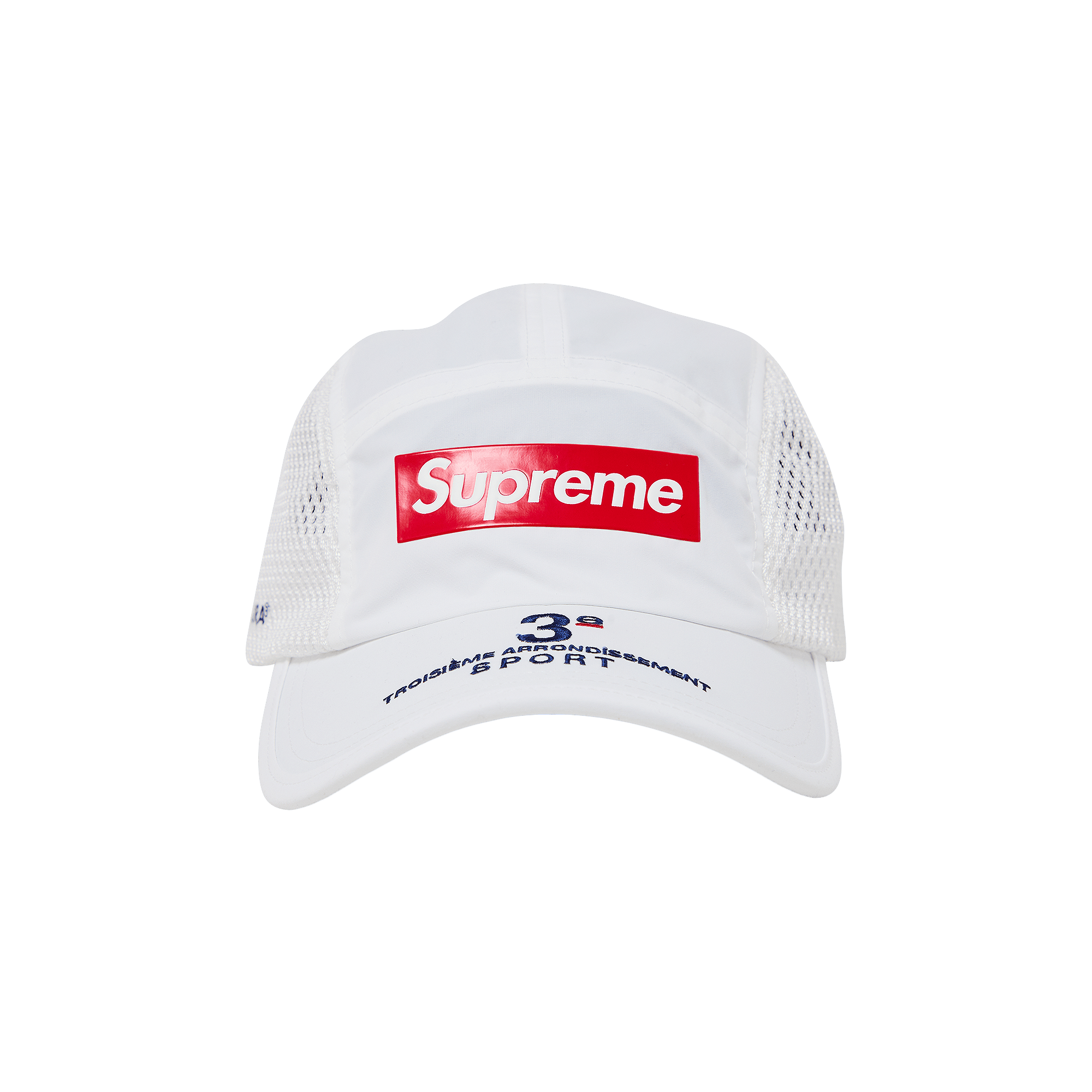 Supreme Mesh Side Panel Camp Cap 'White'