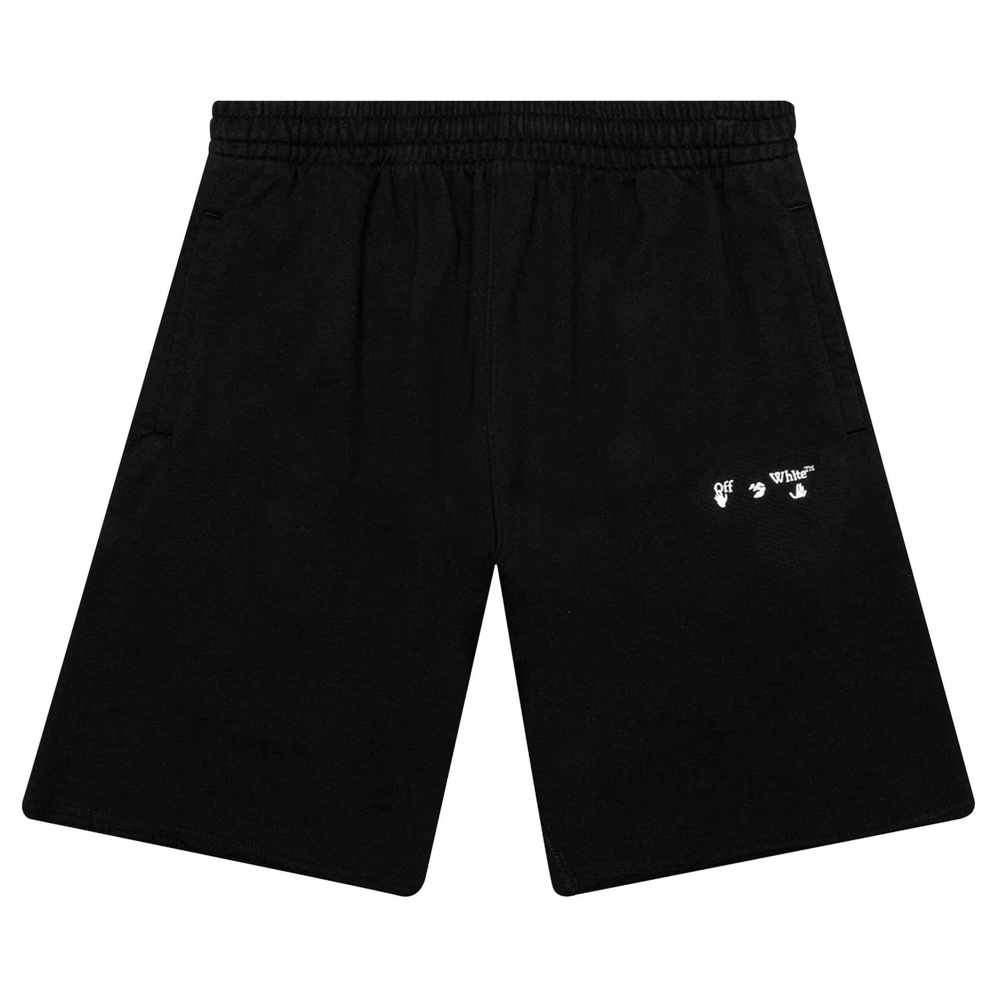 Off-White Logo Sweatshorts 'Black/White'
