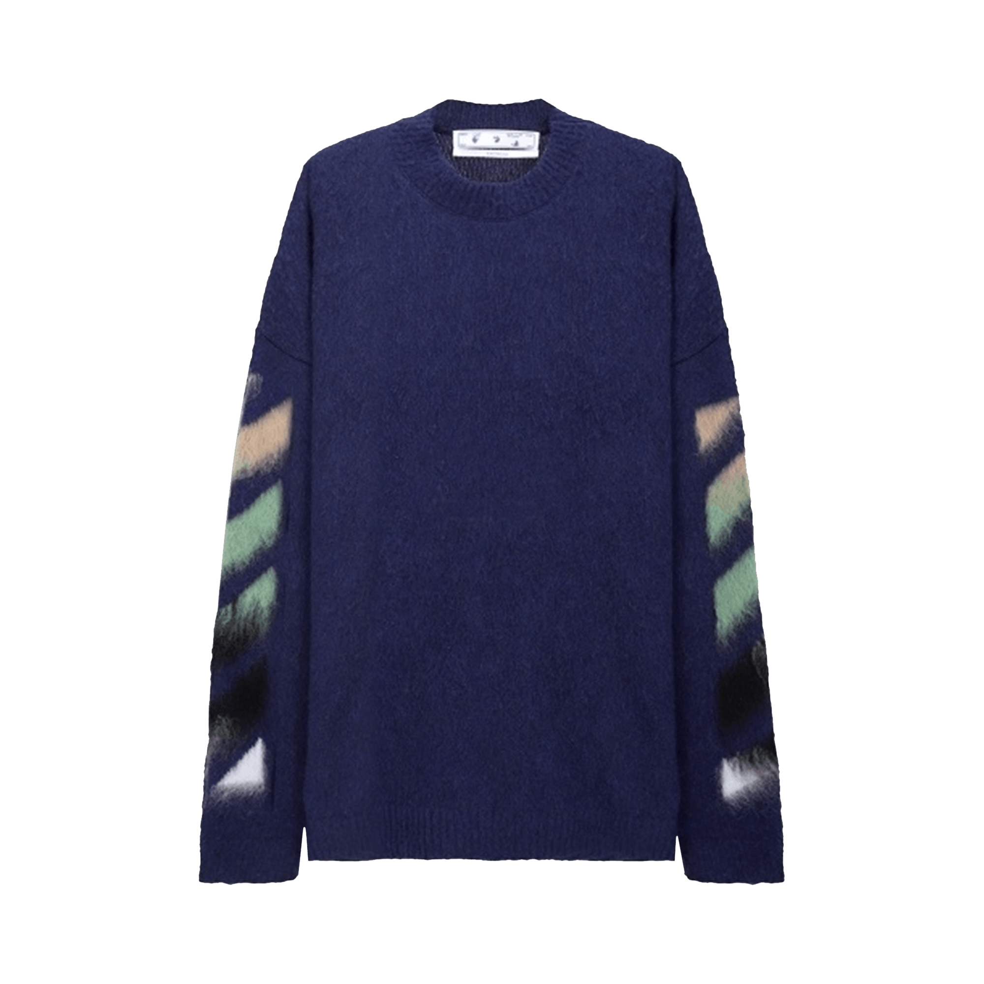 Off-White Brushed Crewneck 'Blue'