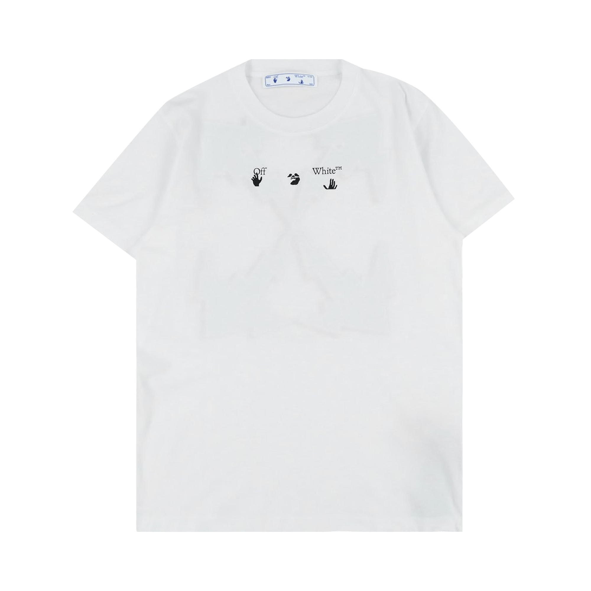 Off-White Bolt Arrow Short-Sleeve Slim Tee 'White/Green'