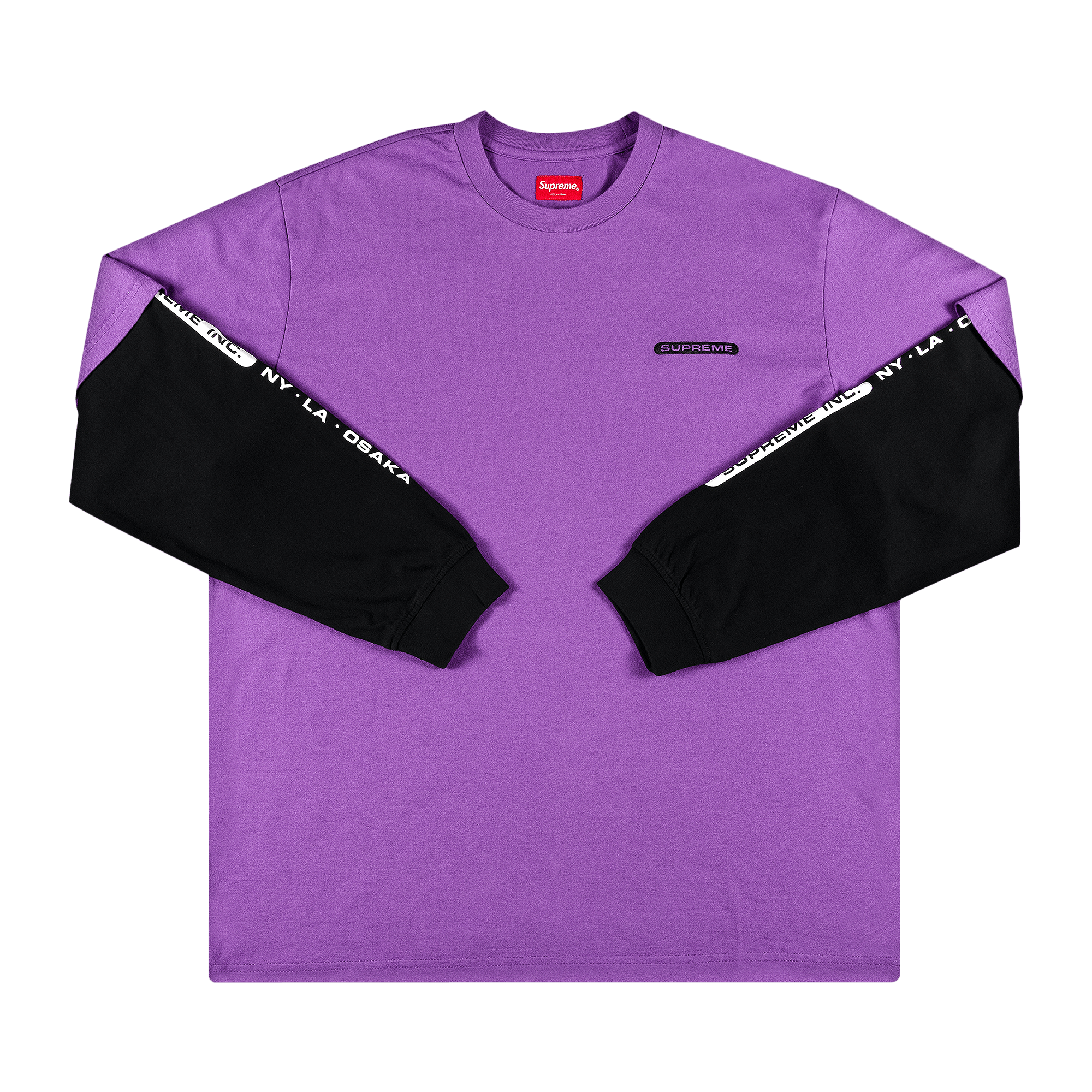 Supreme Inc. Paneled Long-Sleeve Top 'Violet'