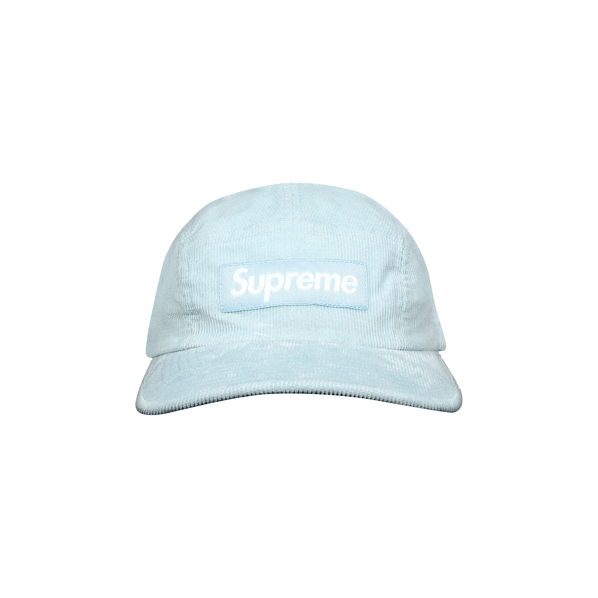 Supreme Fine Wale Corduroy Camp Cap 'Light Blue'