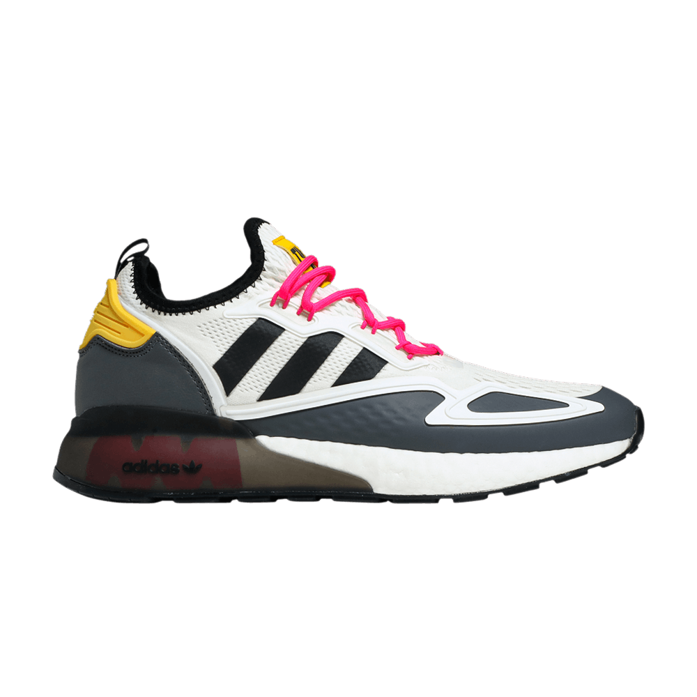 Buy Wmns ZX 2K Boost 'Wordmark Heel Stripe - Black Pink' - FX7050 