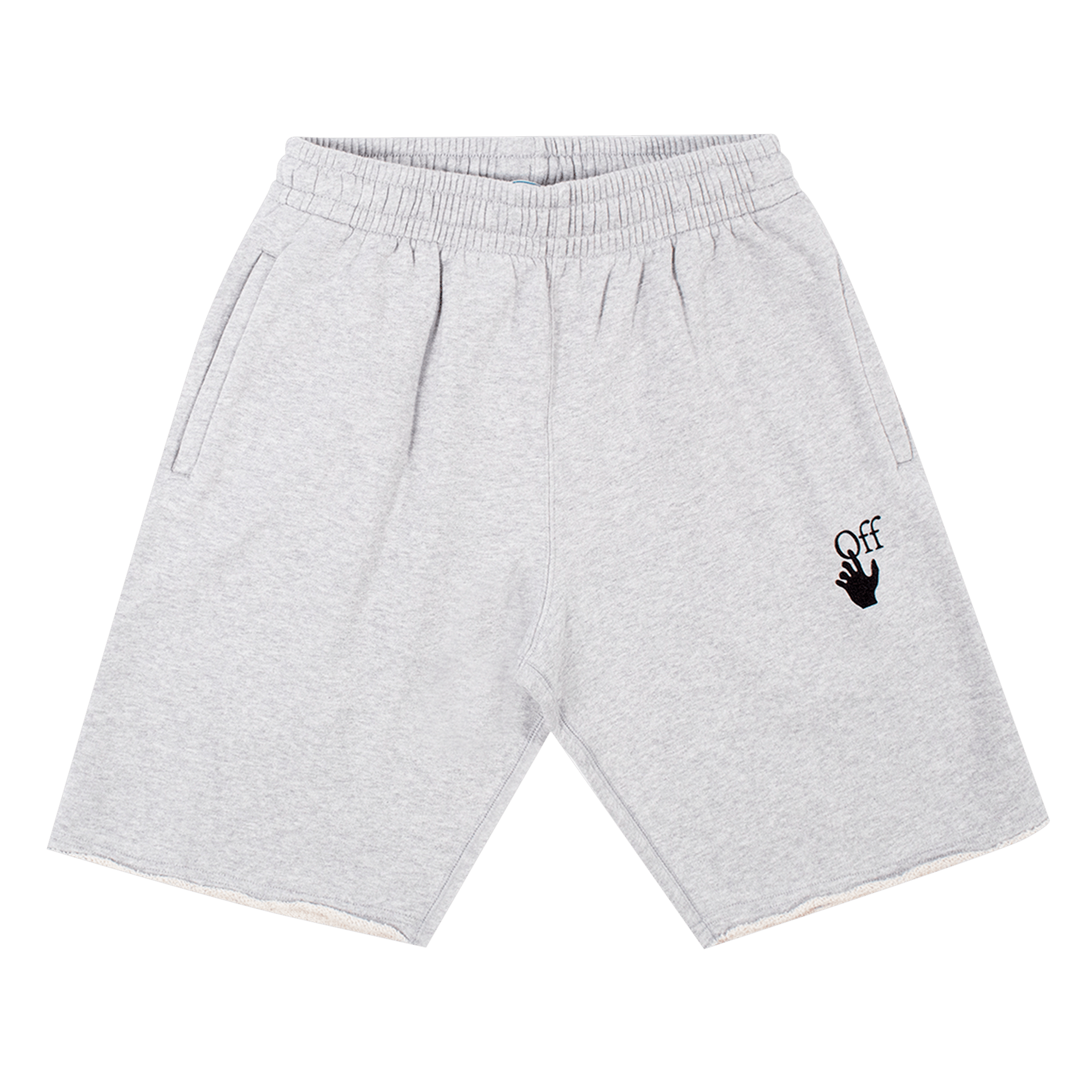 Off-White Marker Sweatshorts 'Melange Grey/Red'