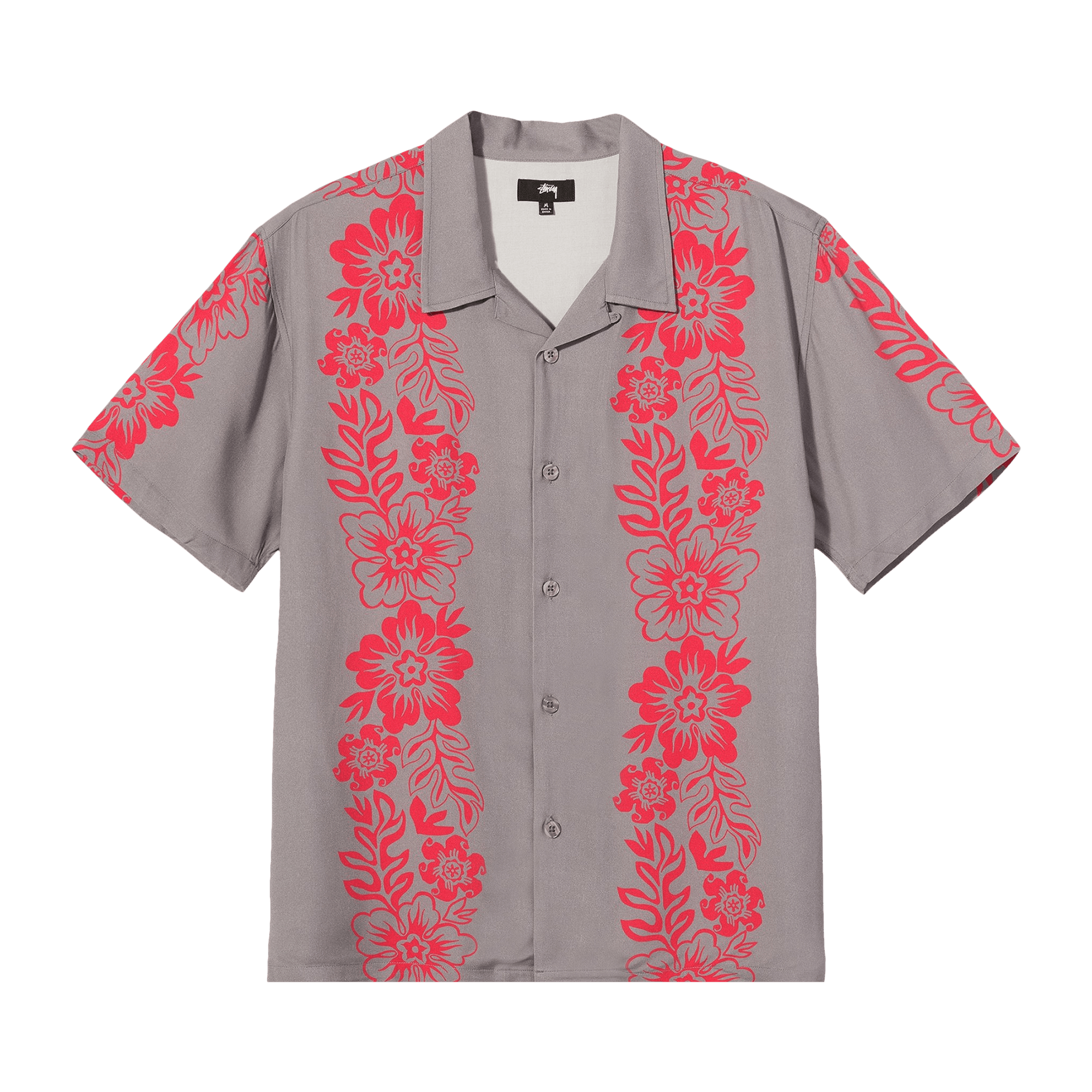 Stussy Hawaiian Pattern Shirt 'Grey'