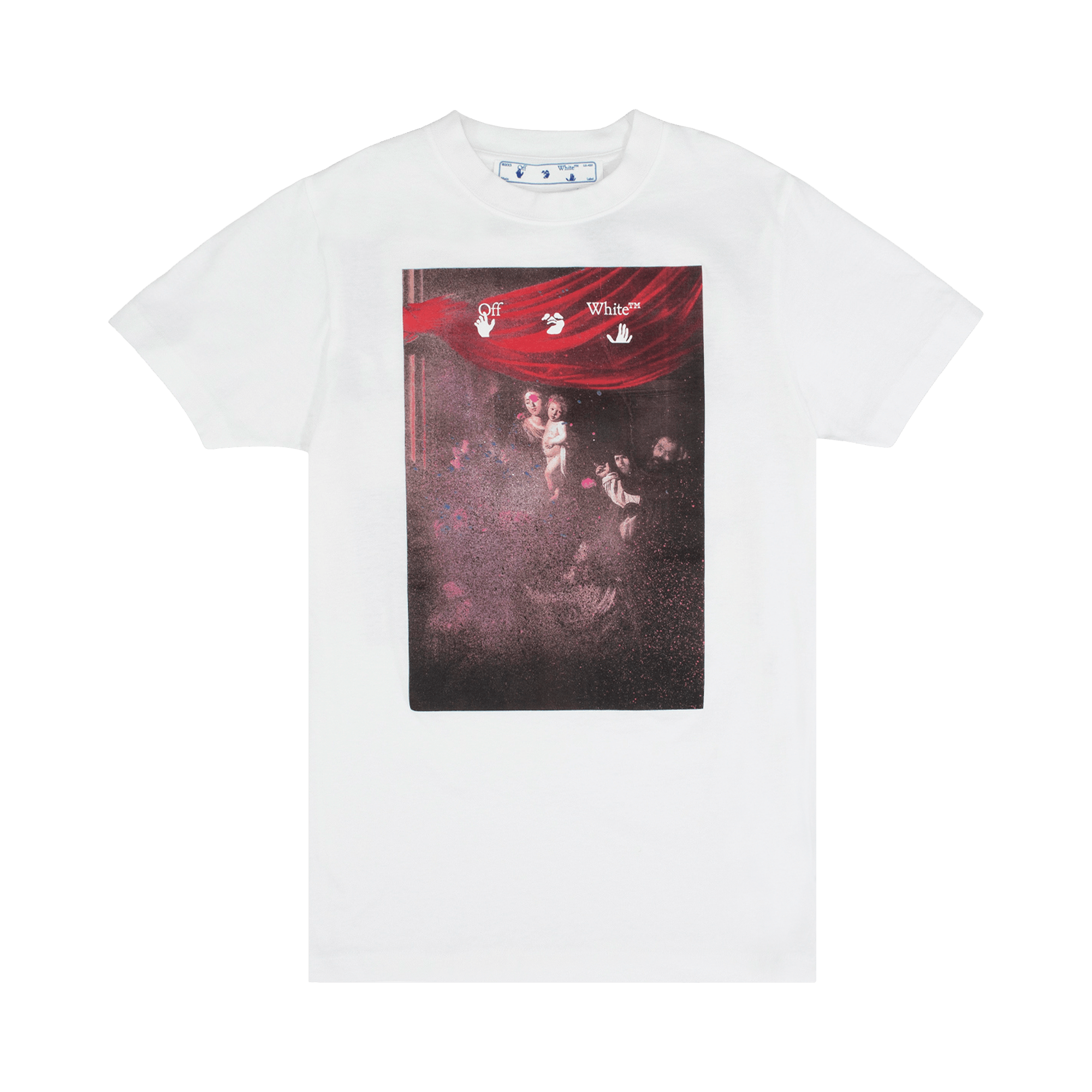 Off-White Sprayed Caravaggio Slim Tee 'White'