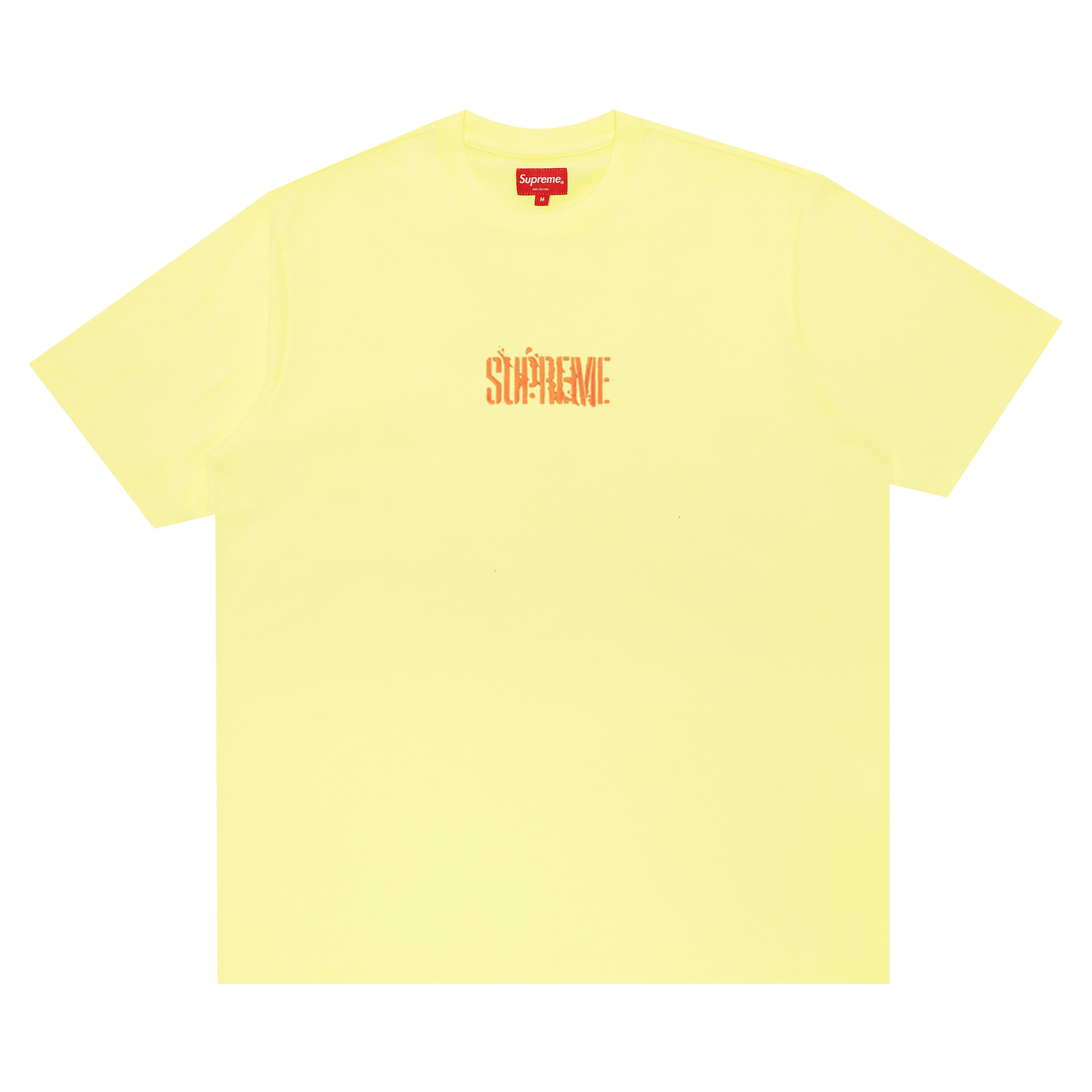 Supreme Splatter Short-Sleeve Top 'Pale Yellow'