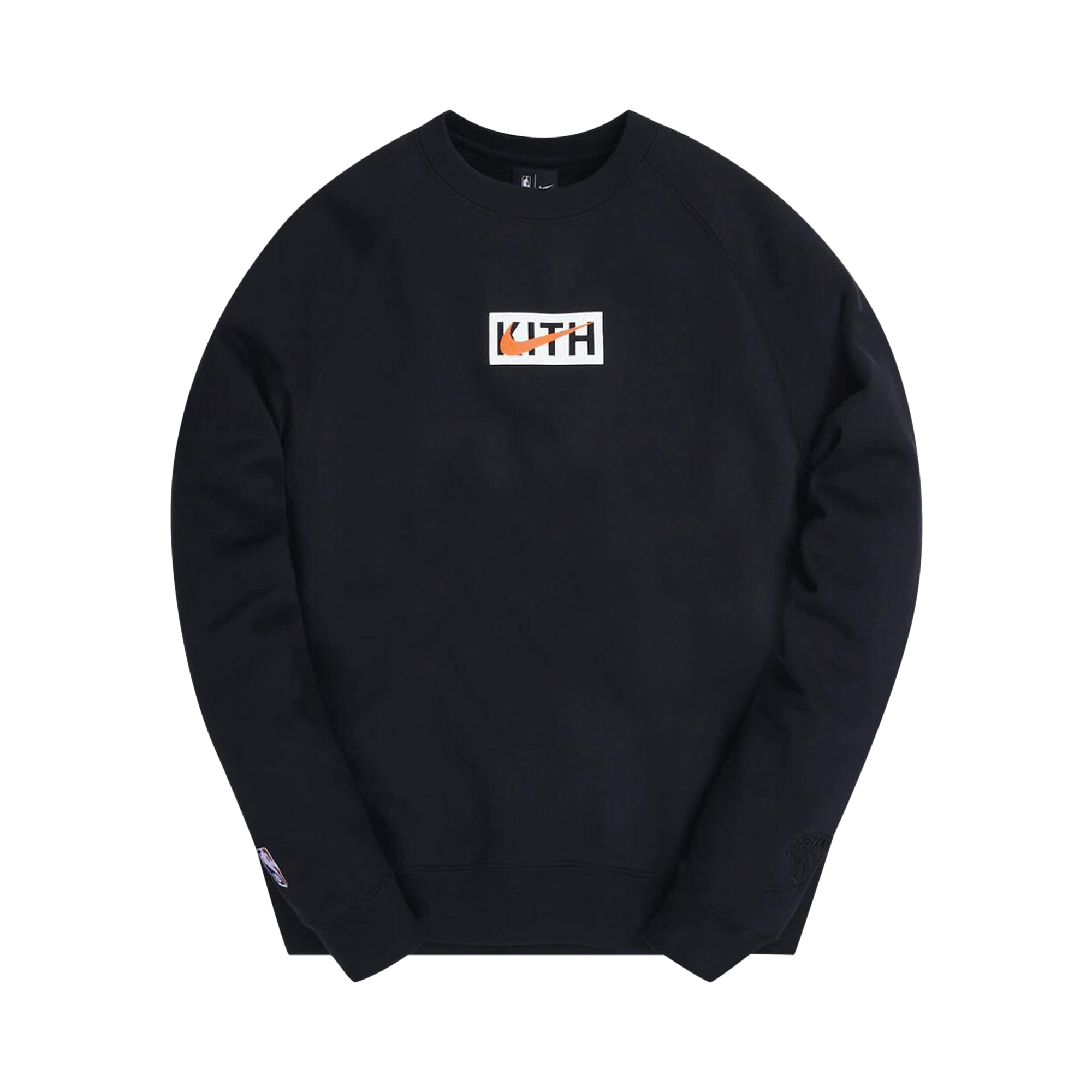 Kith & Nike for New York Knicks Fleece Crewneck 'Black'