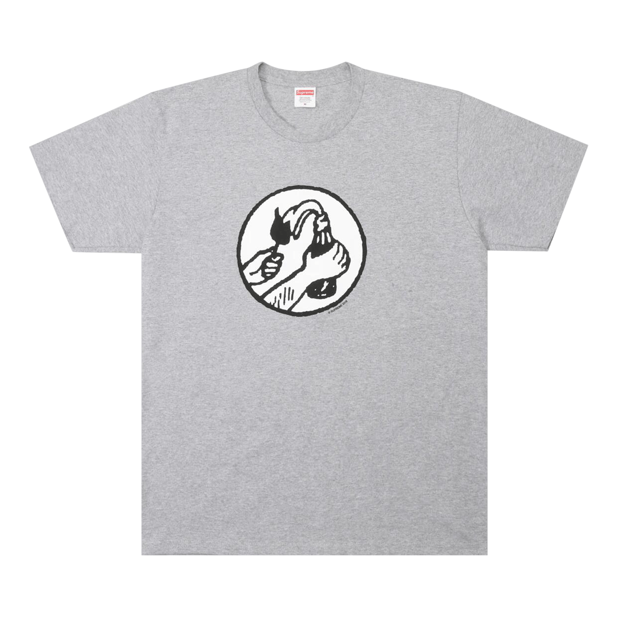 Supreme Molotov Tee 'Heather Grey'