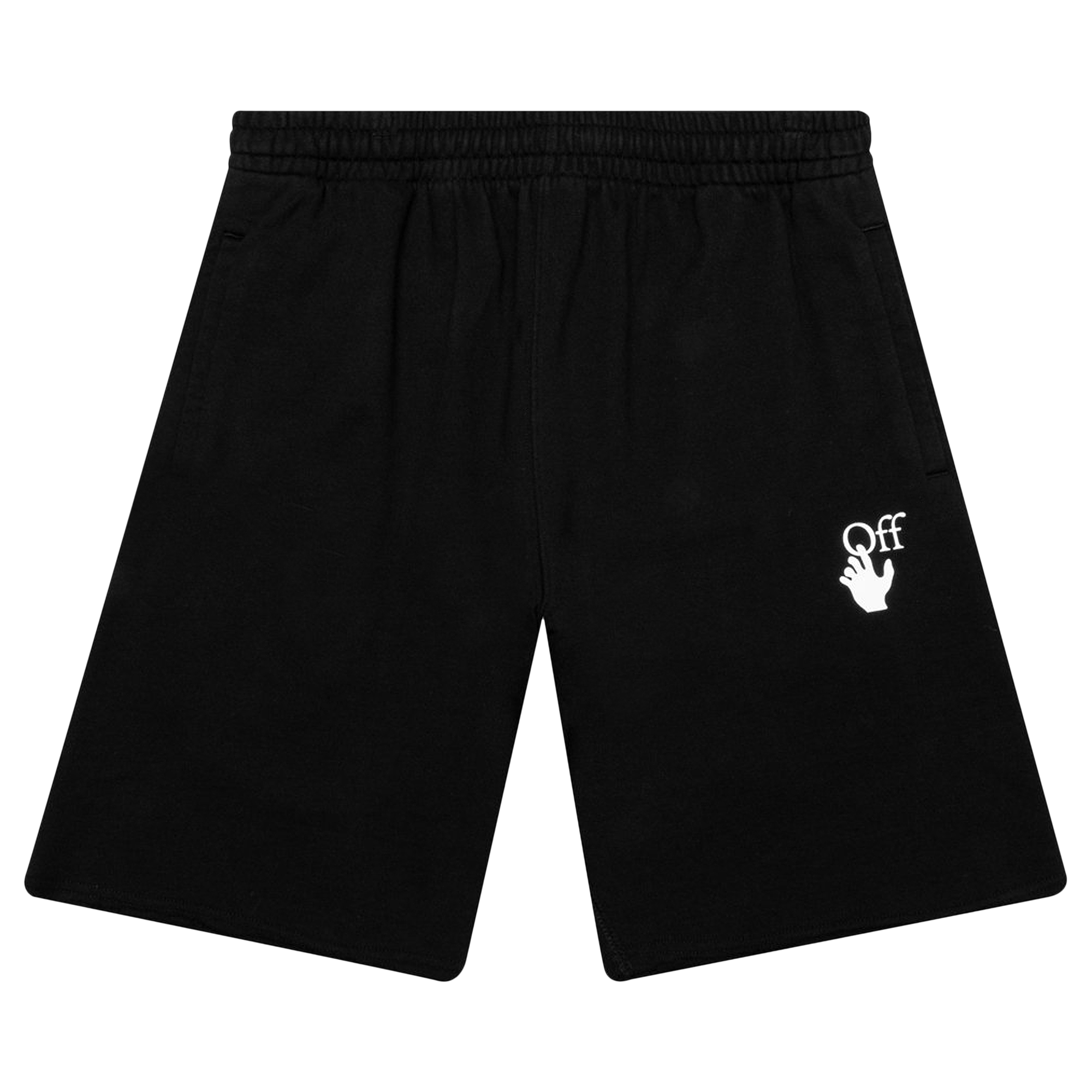 Off-White Marker Sweatshorts 'Black/Fuchsia'